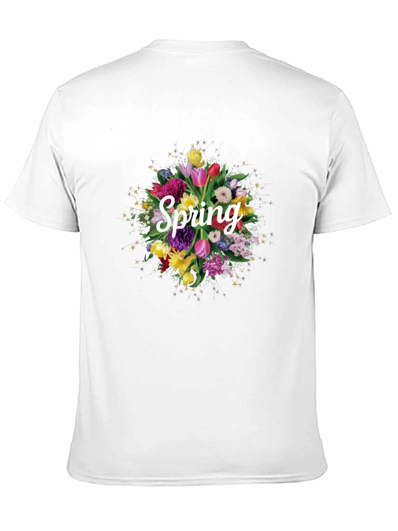 Black Floral Spring T-Shirt - Black view 11