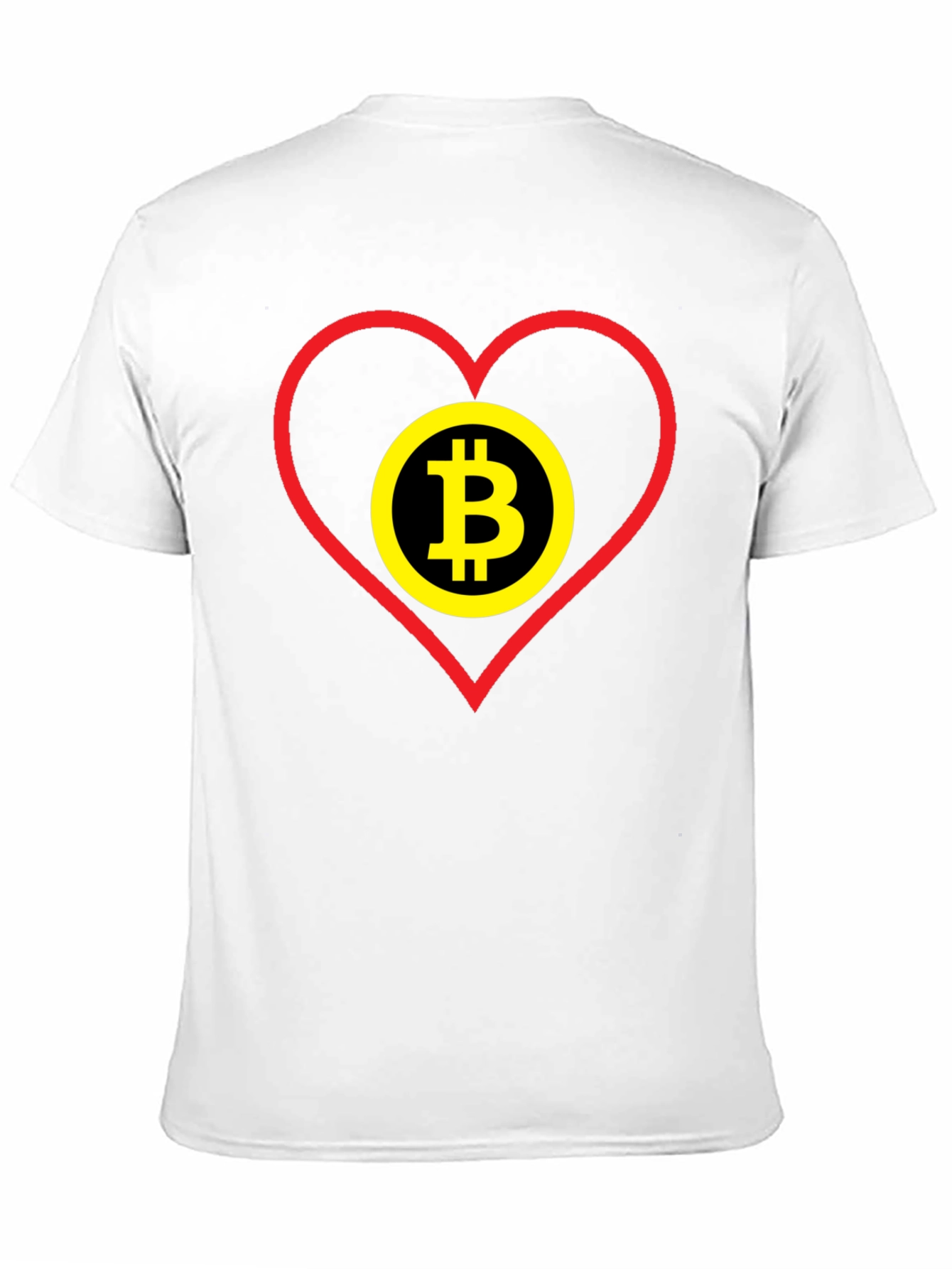 Black Bitcoin Heart Graphic Tee - Crypto Lover Gift view 11