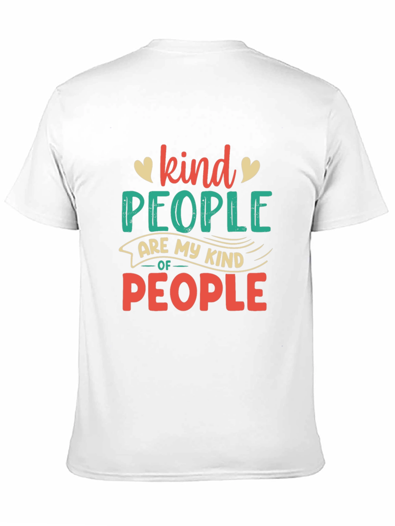 Black Kind People Graphic Tee - Black Unisex T-Shirt view 11