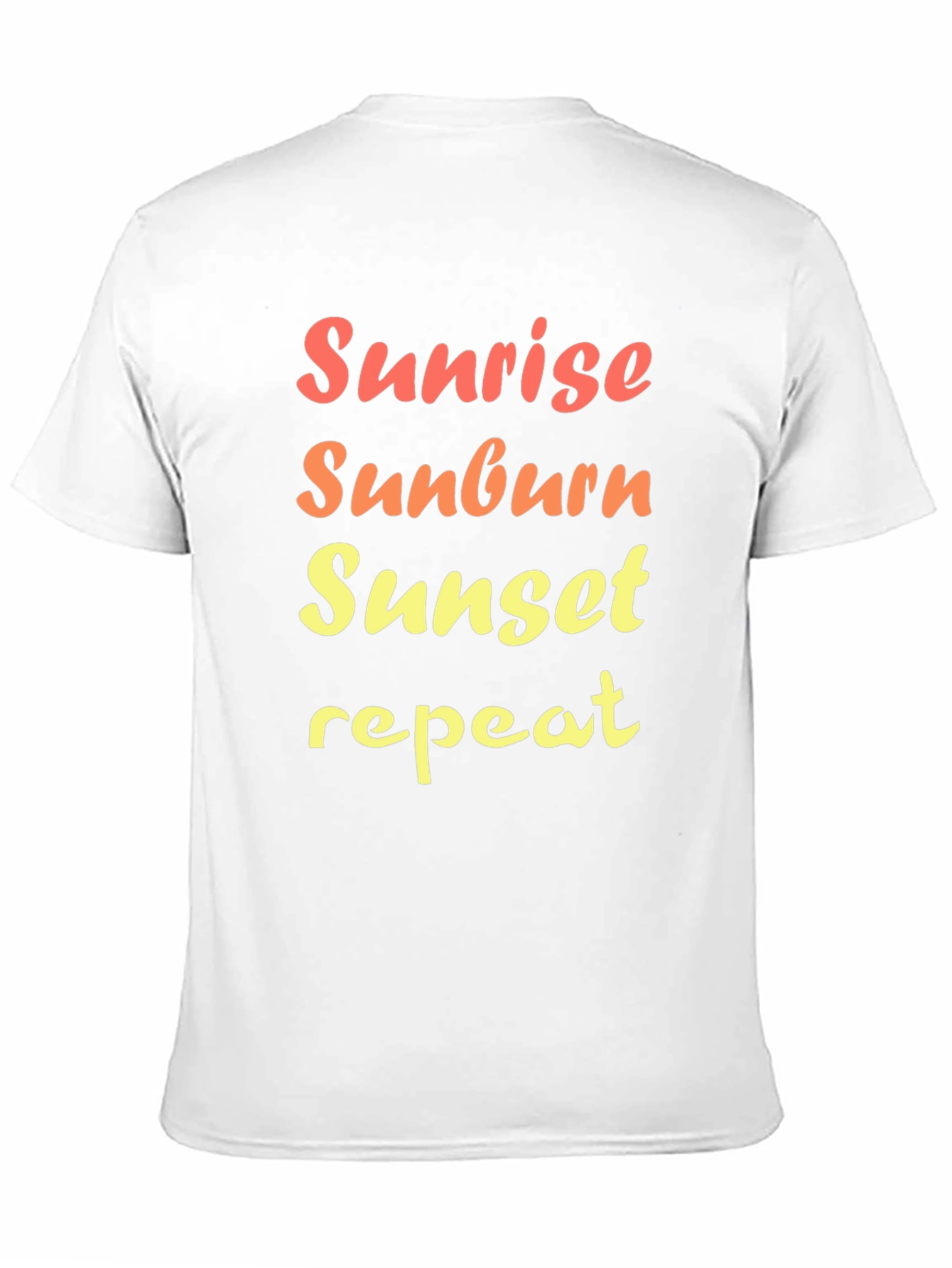 Black Sunrise Sunburn Sunset Repeat Graphic Tee view 11