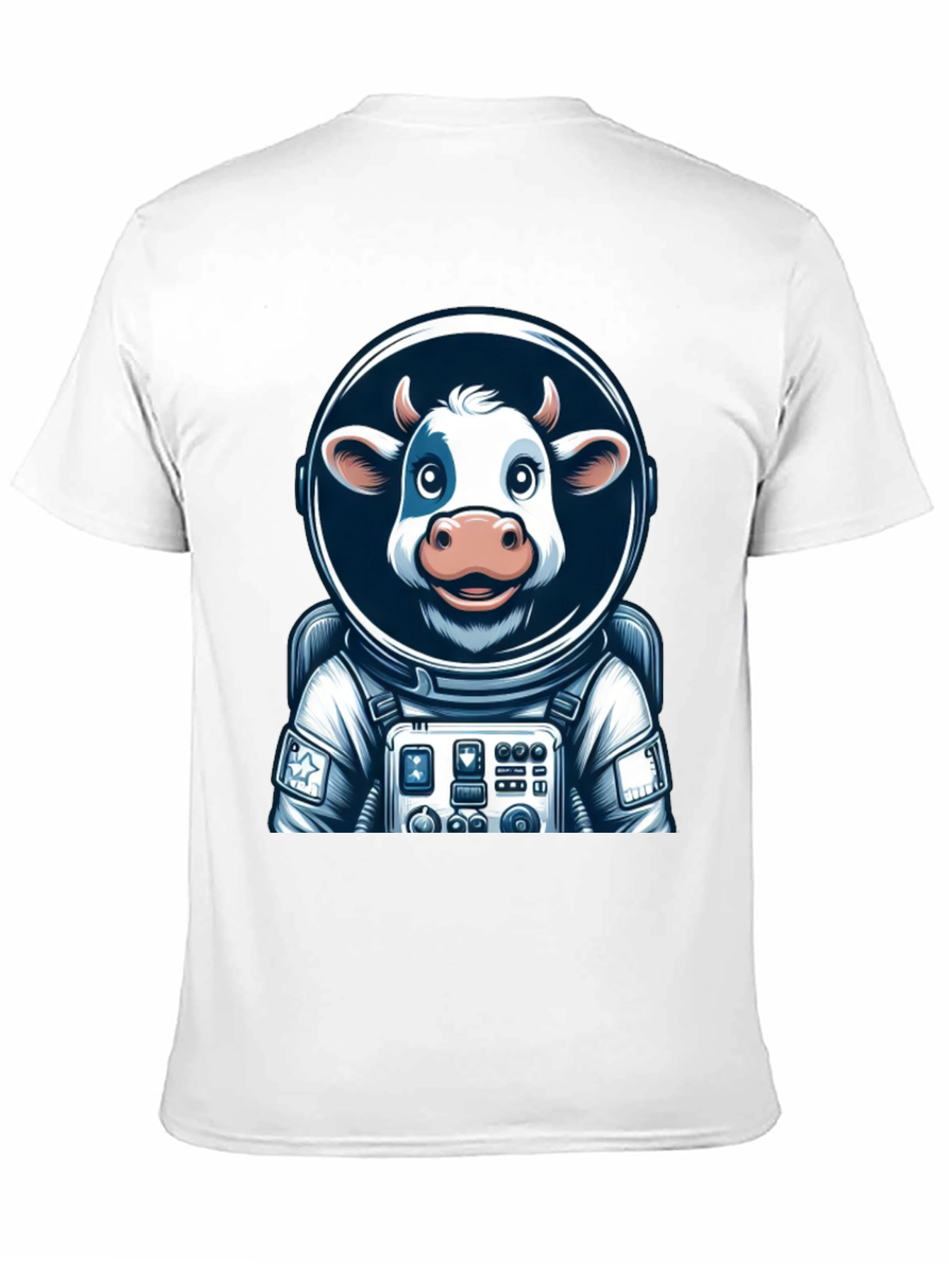 Black Cow Astronaut Graphic Tee - Space Moo-n Adventure view 11