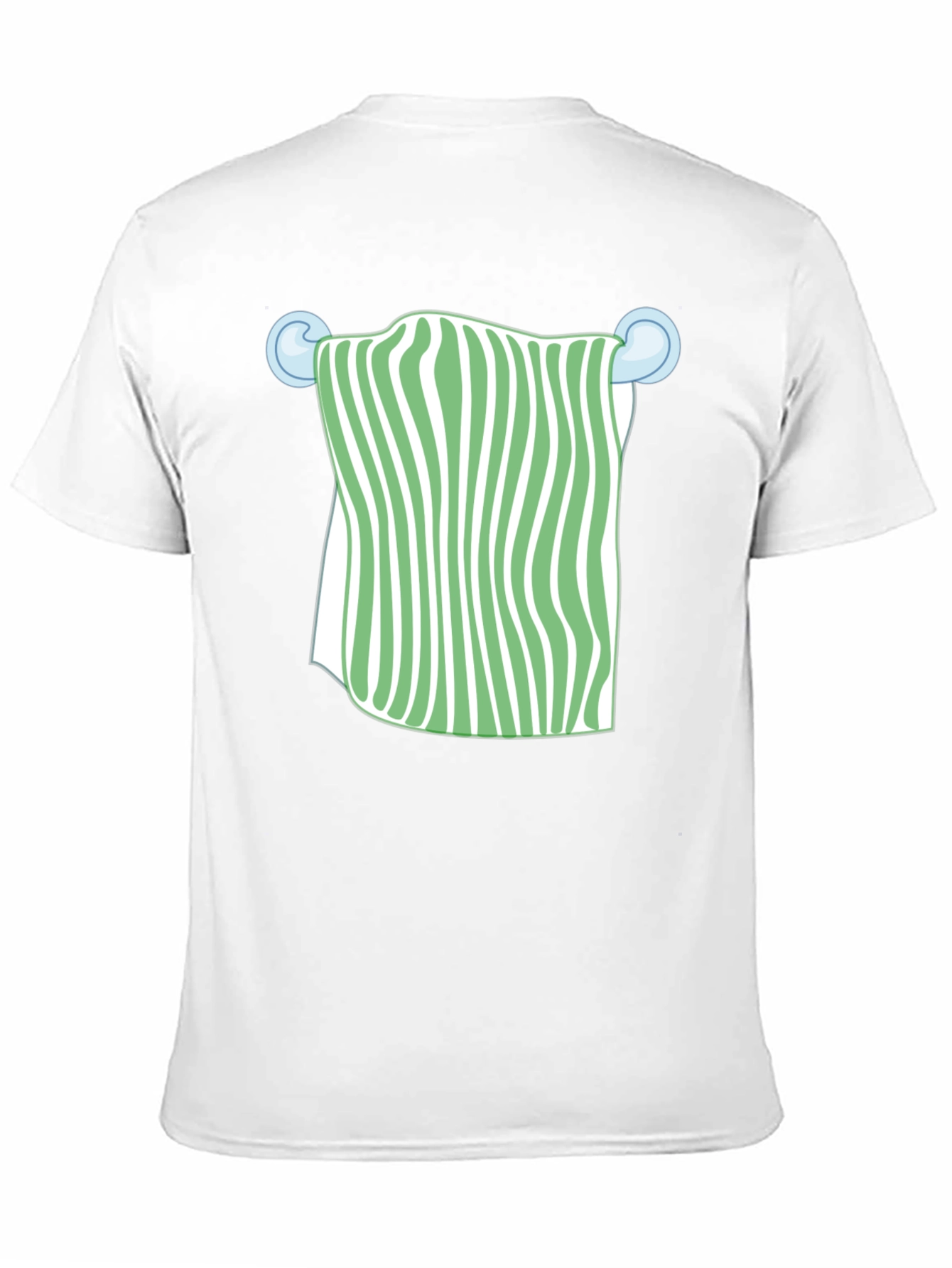 Black Striped Towel Graphic T-Shirt | Trendy Casual Wear view 11