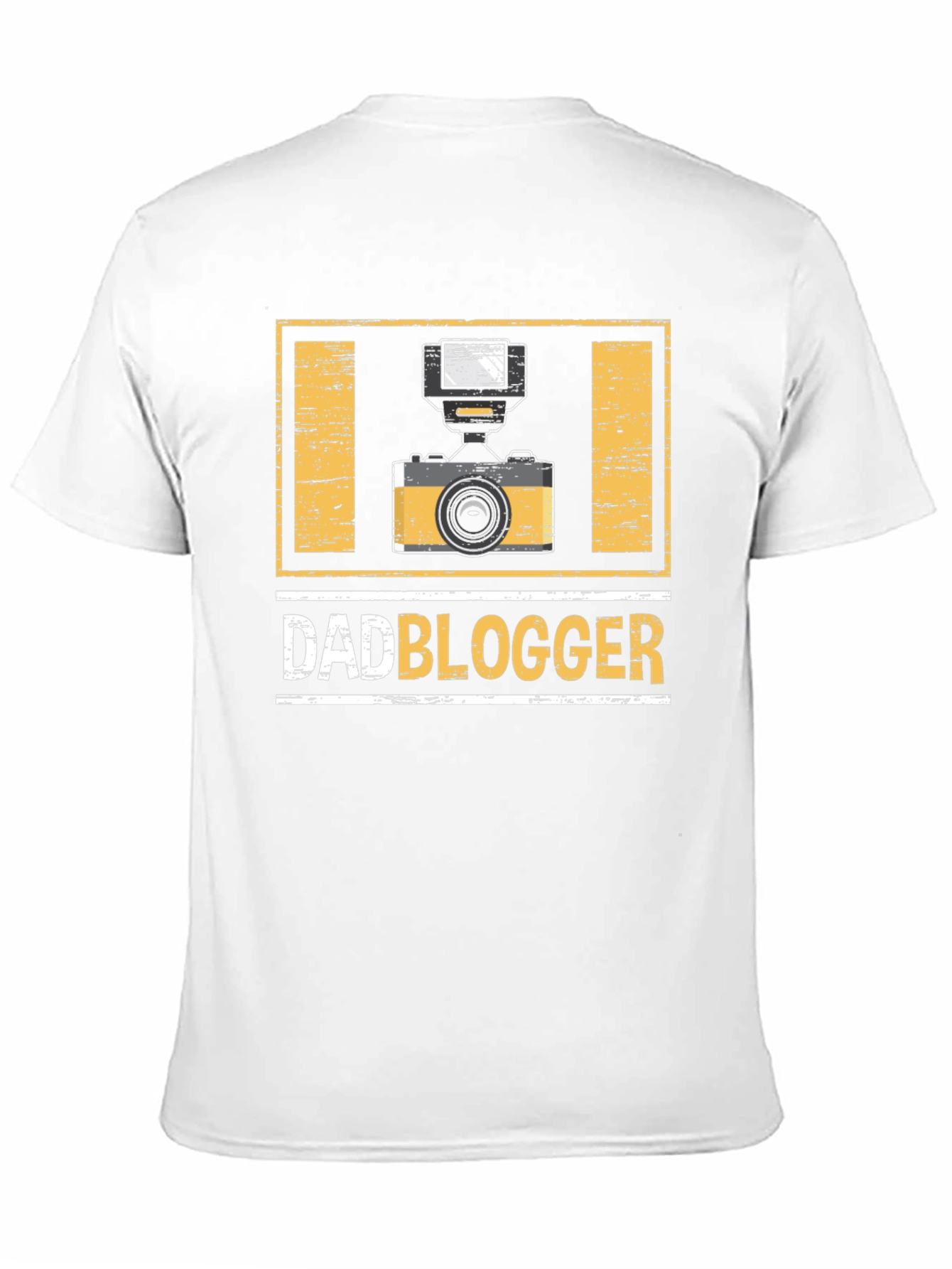 Black DadBlogger Camera Graphic T-Shirt view 11