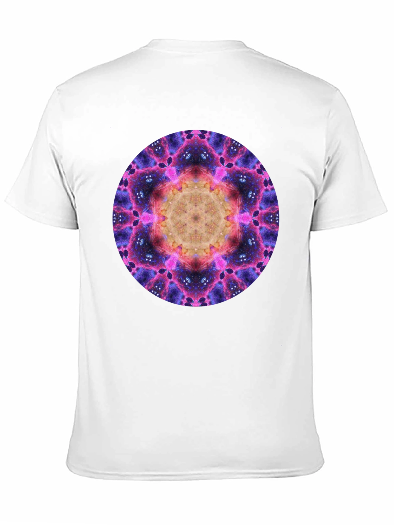 Black Cosmic Mandala Graphic Tee - Black view 11