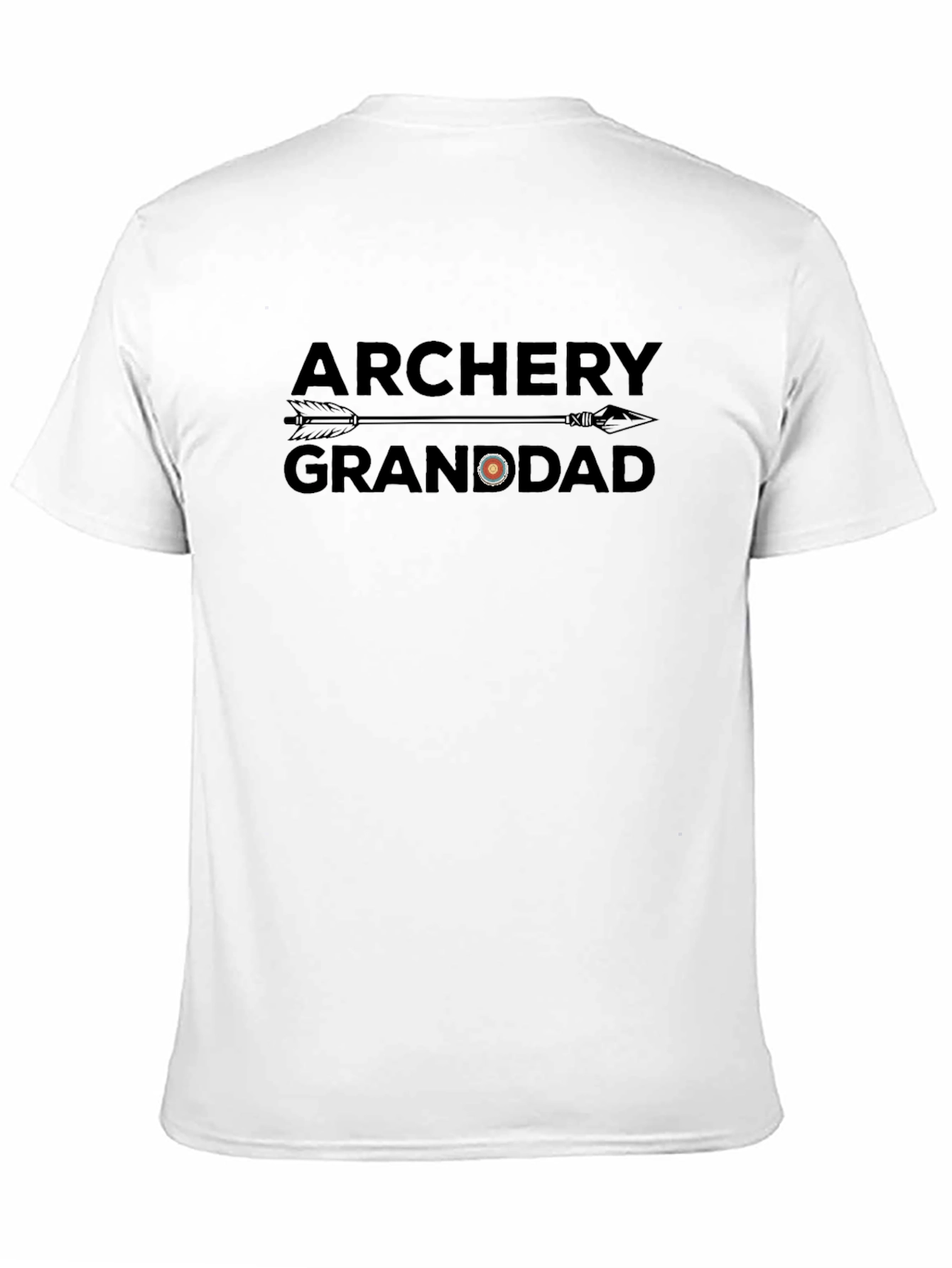 Black Archery Grandad T-Shirt - Archer Dad Gift view 11