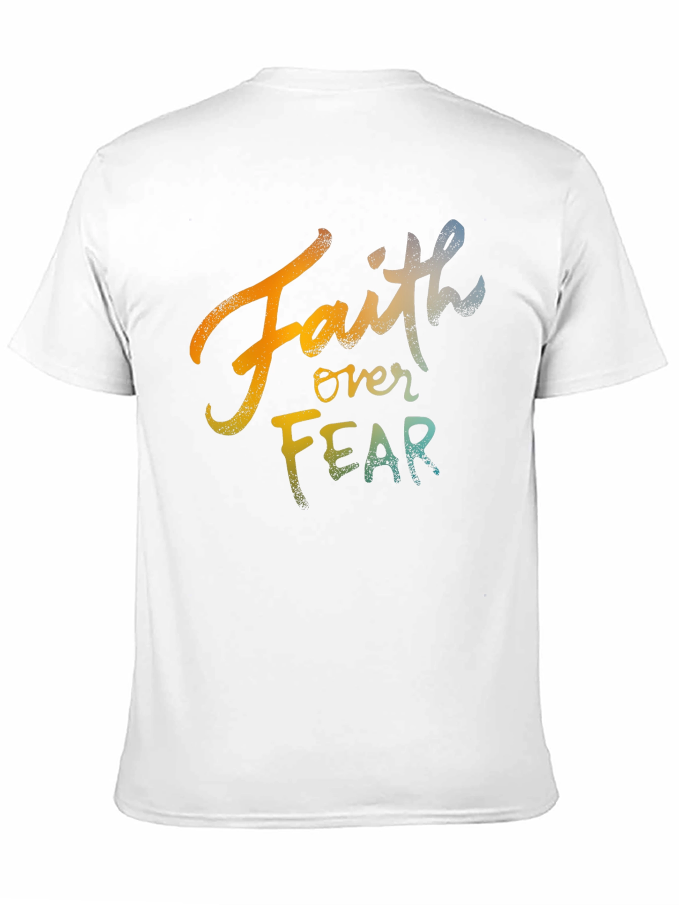 Black Faith Over Fear Graphic T-Shirt view 11