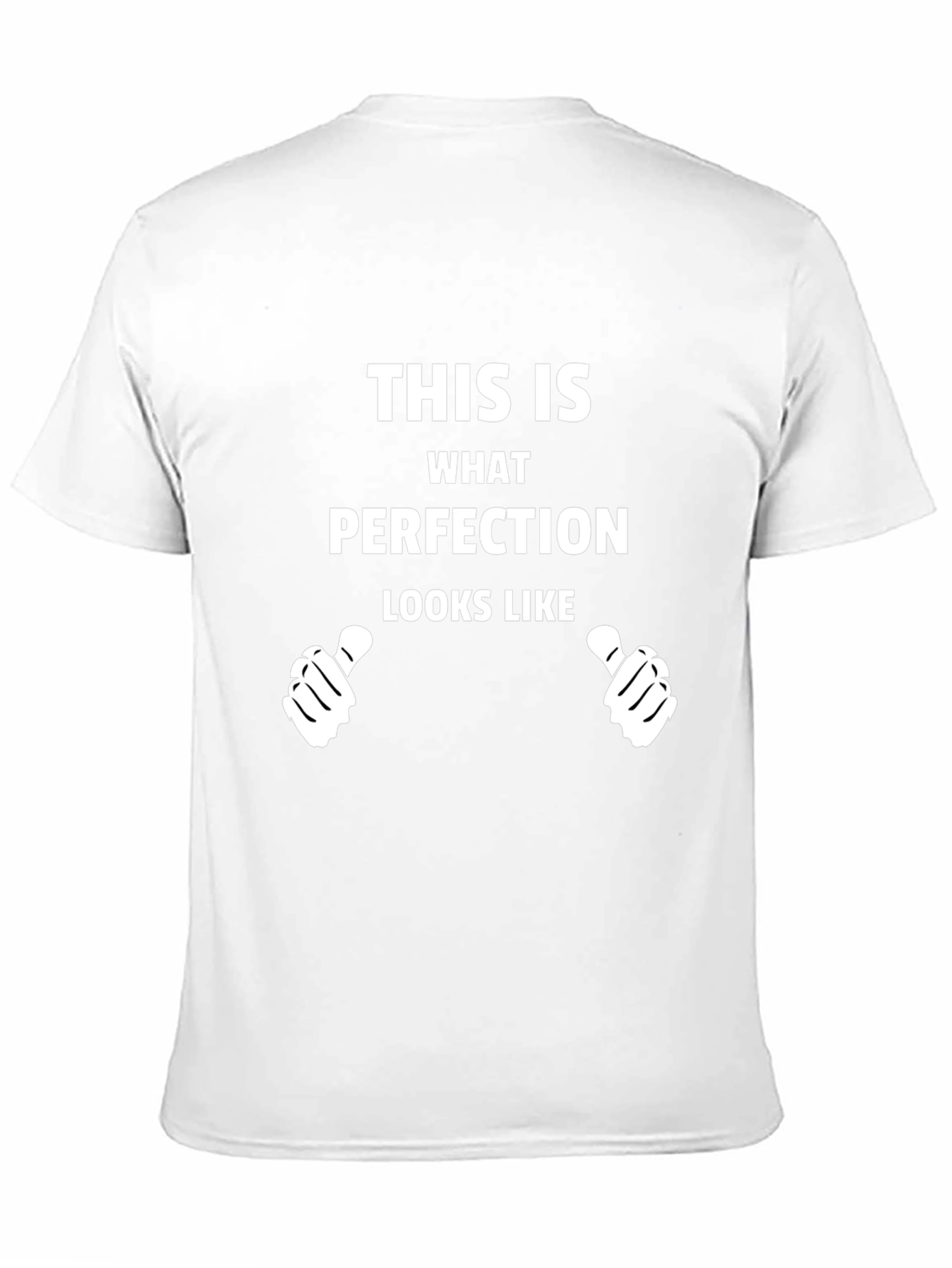 Black Perfection Graphic Tee - Novelty T-Shirt view 11