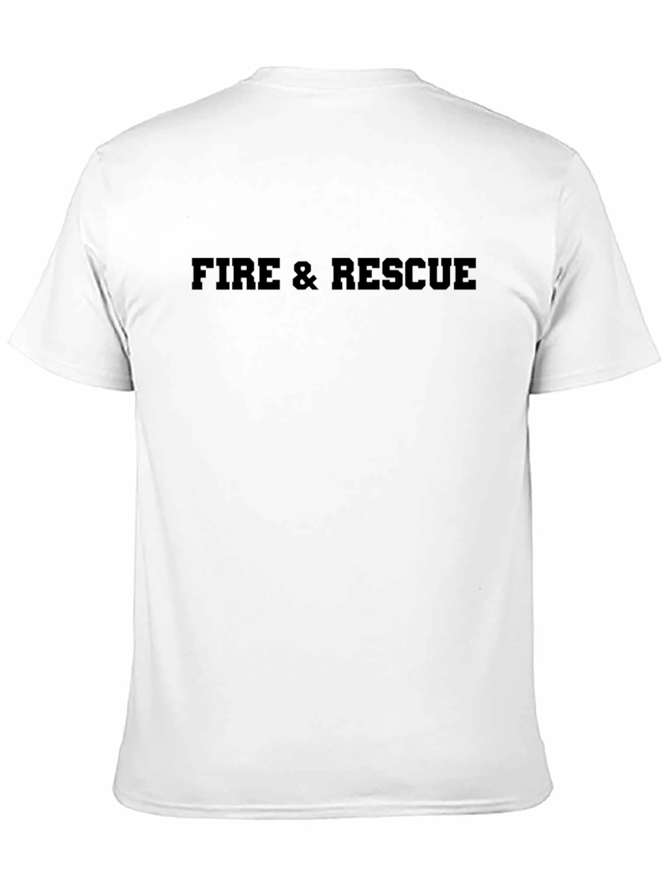 Black Fire & Rescue Black Graphic Tee view 11