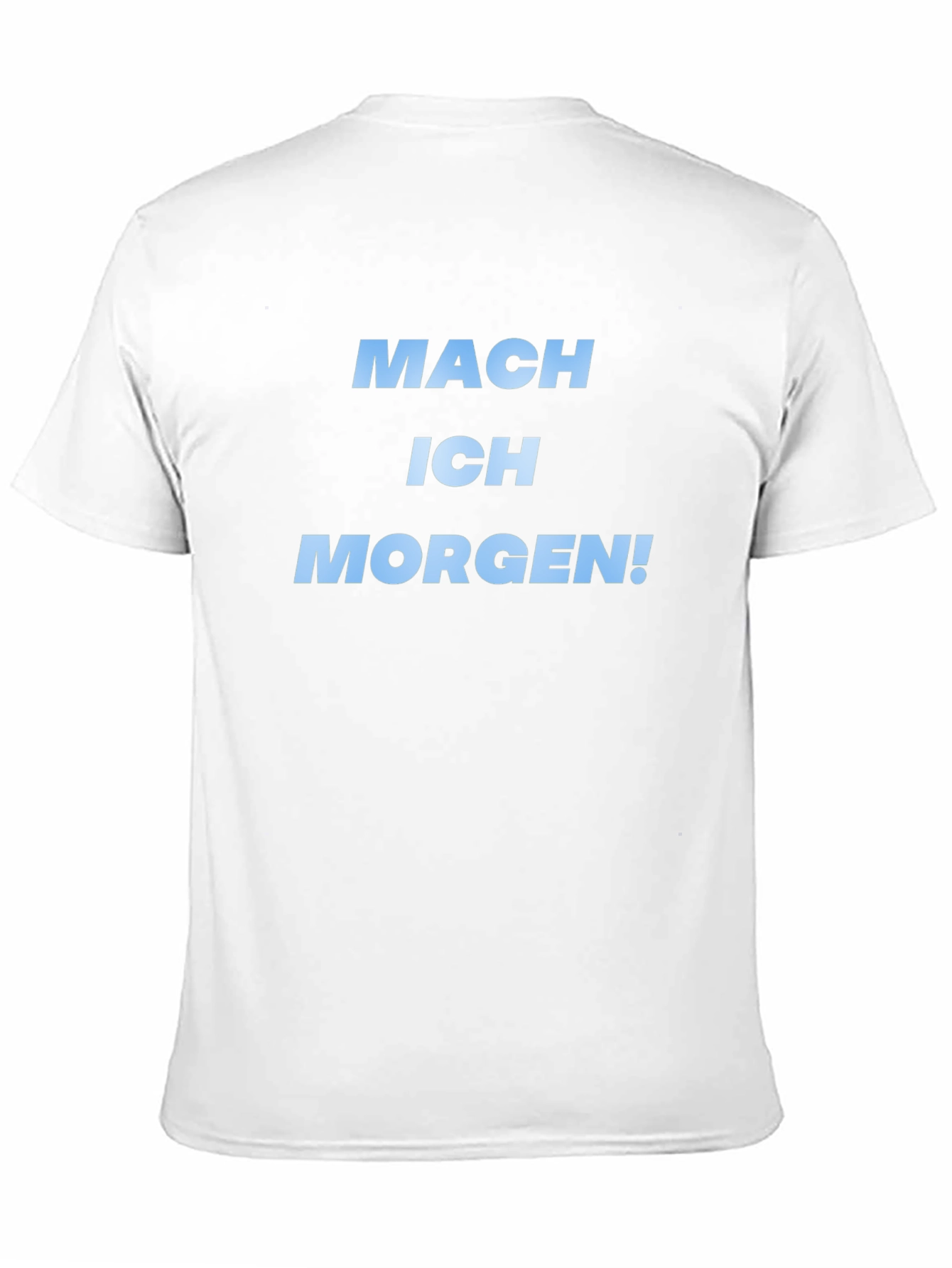 Black Mach Ich Morgen! Black Graphic T-Shirt view 11