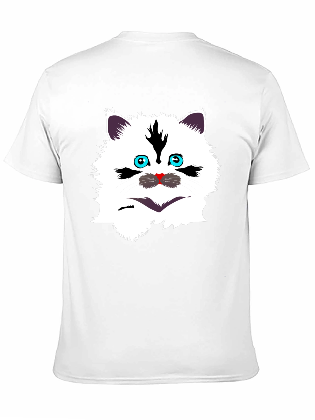 Black Funny Cat Graphic Tee - Black T-Shirt view 11