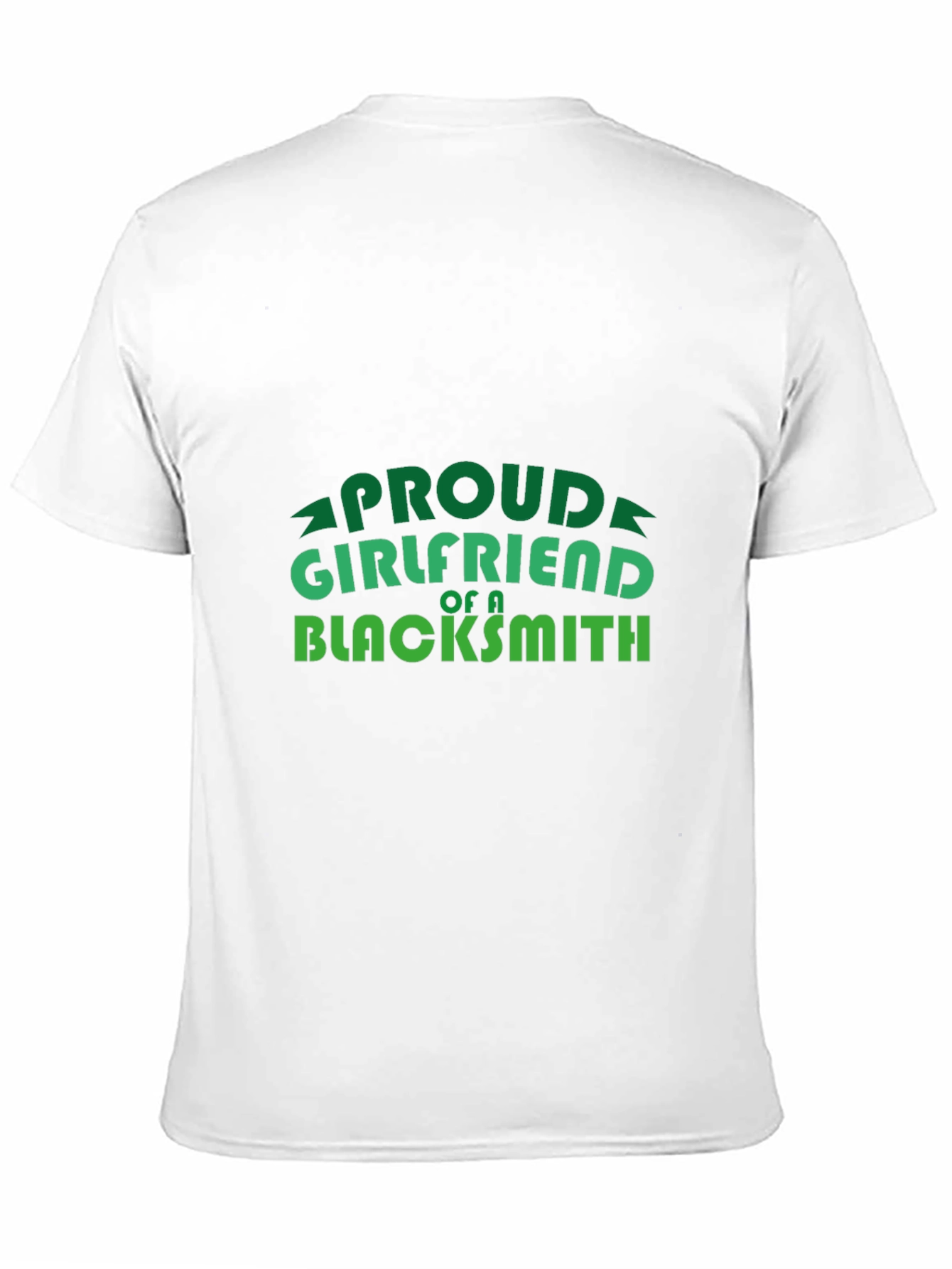 Black Proud Girlfriend of a Blacksmith T-Shirt view 11