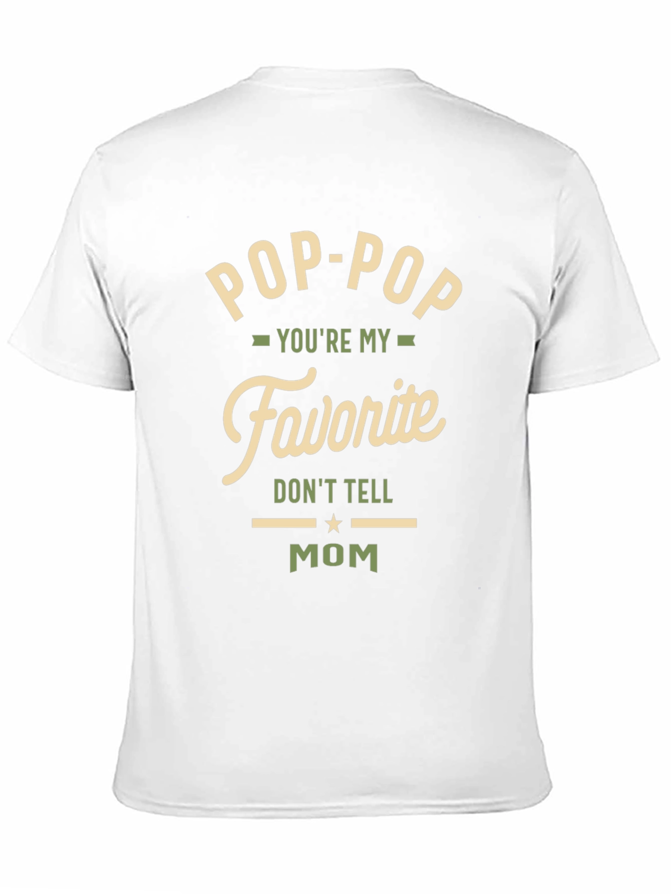 Black Pop-Pop You're My Favorite T-Shirt view 11