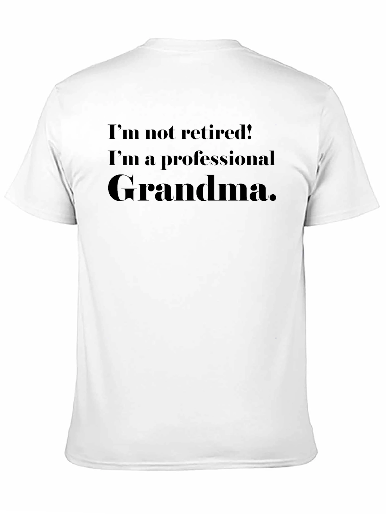 Black Professional Grandma Black Tee view 11
