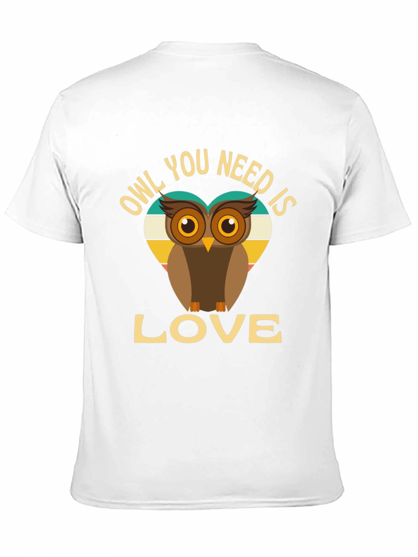 Black Owl You Need is Love T-Shirt view 11