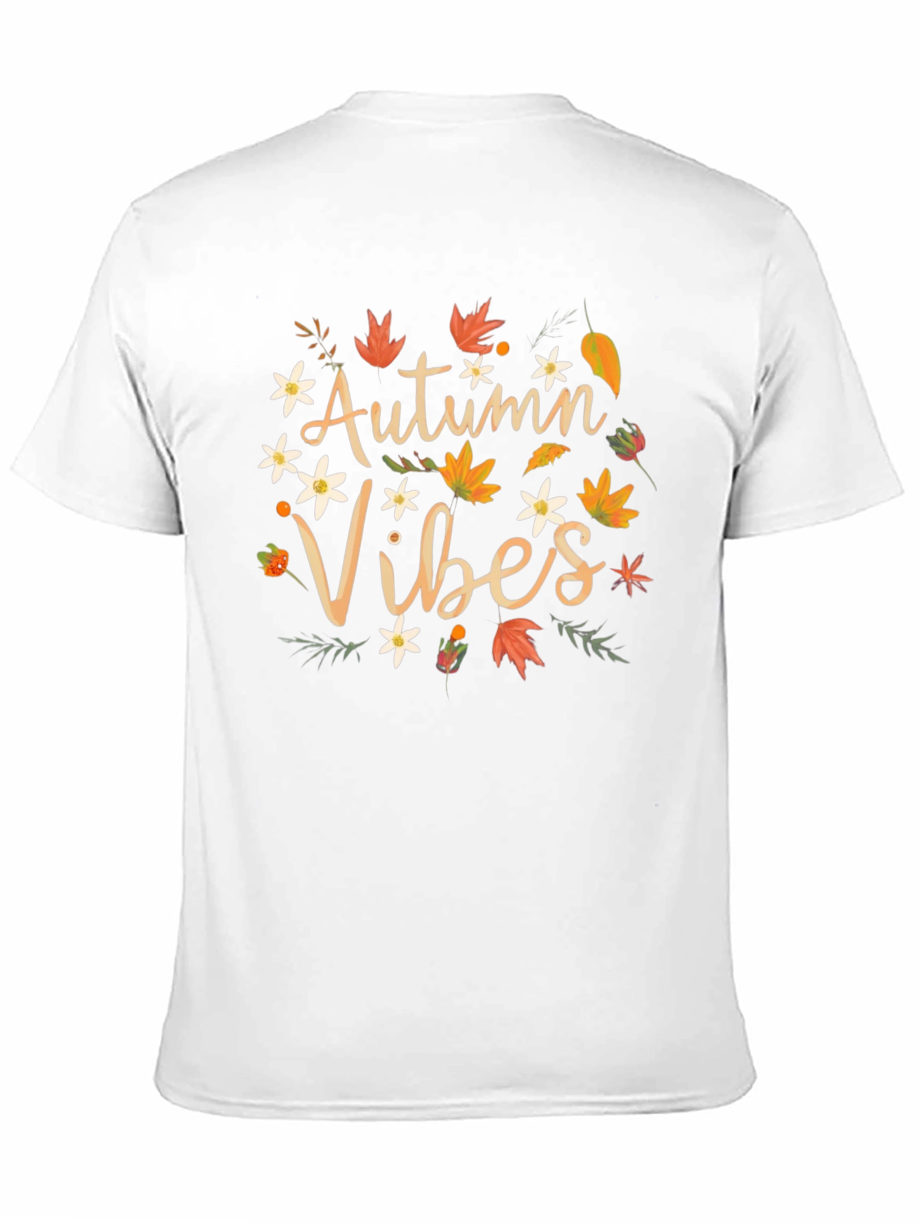 Black Autumn Vibes Graphic Tee - Fall Season Shirt view 11