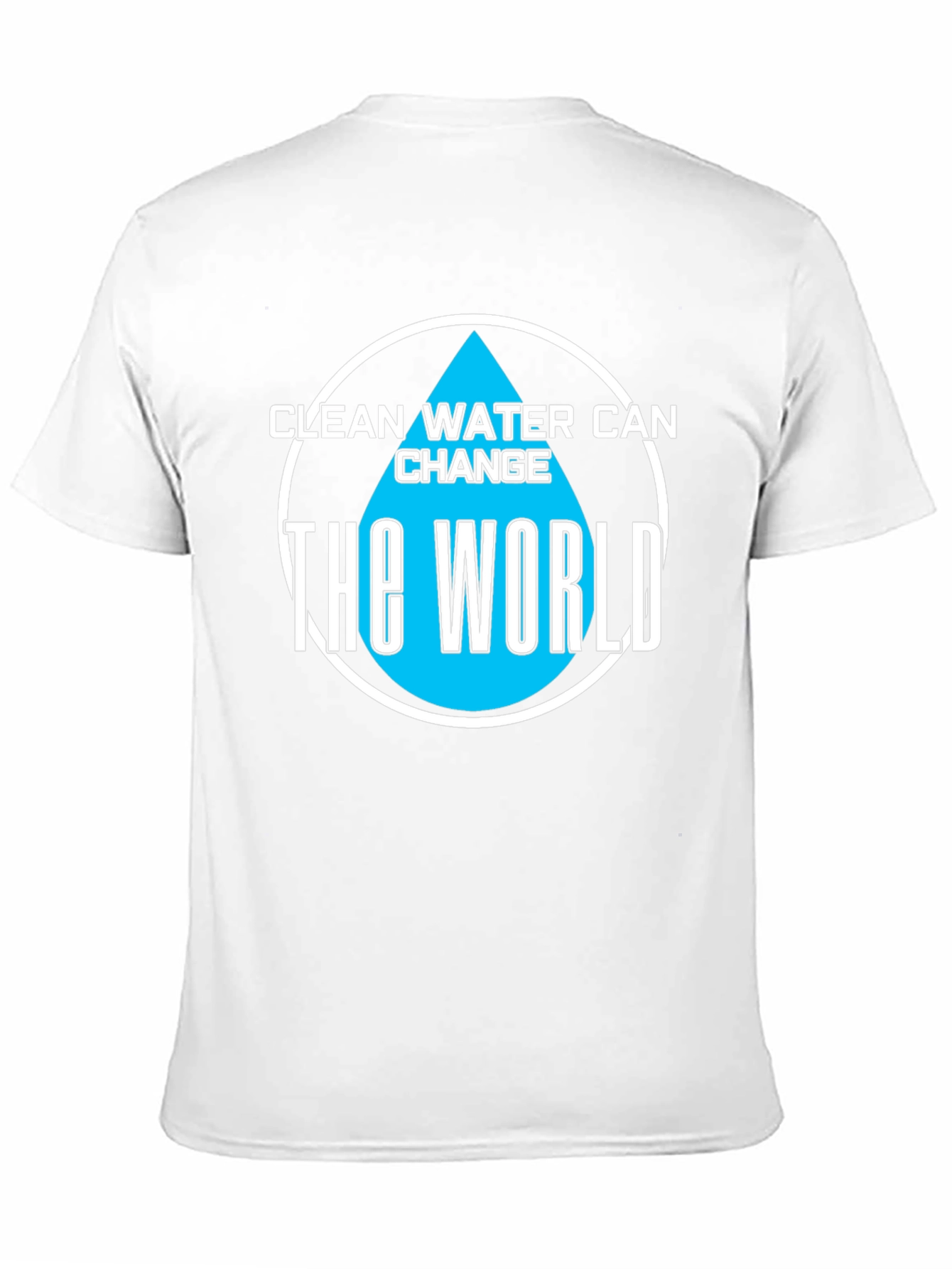 Black Clean Water Can Change the World T-Shirt view 11