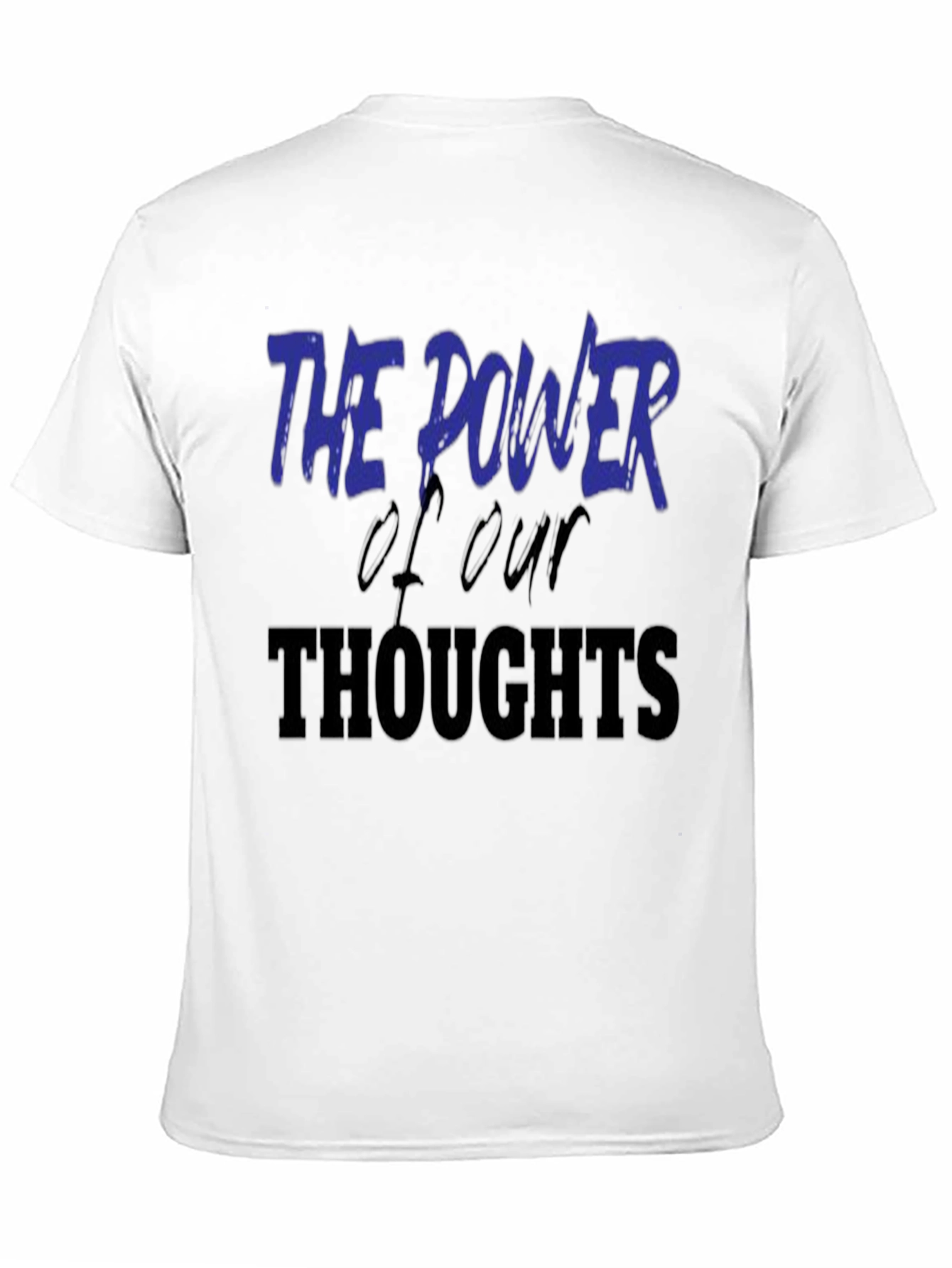Black Power of Thoughts Graphic Tee - Inspiring Message view 11