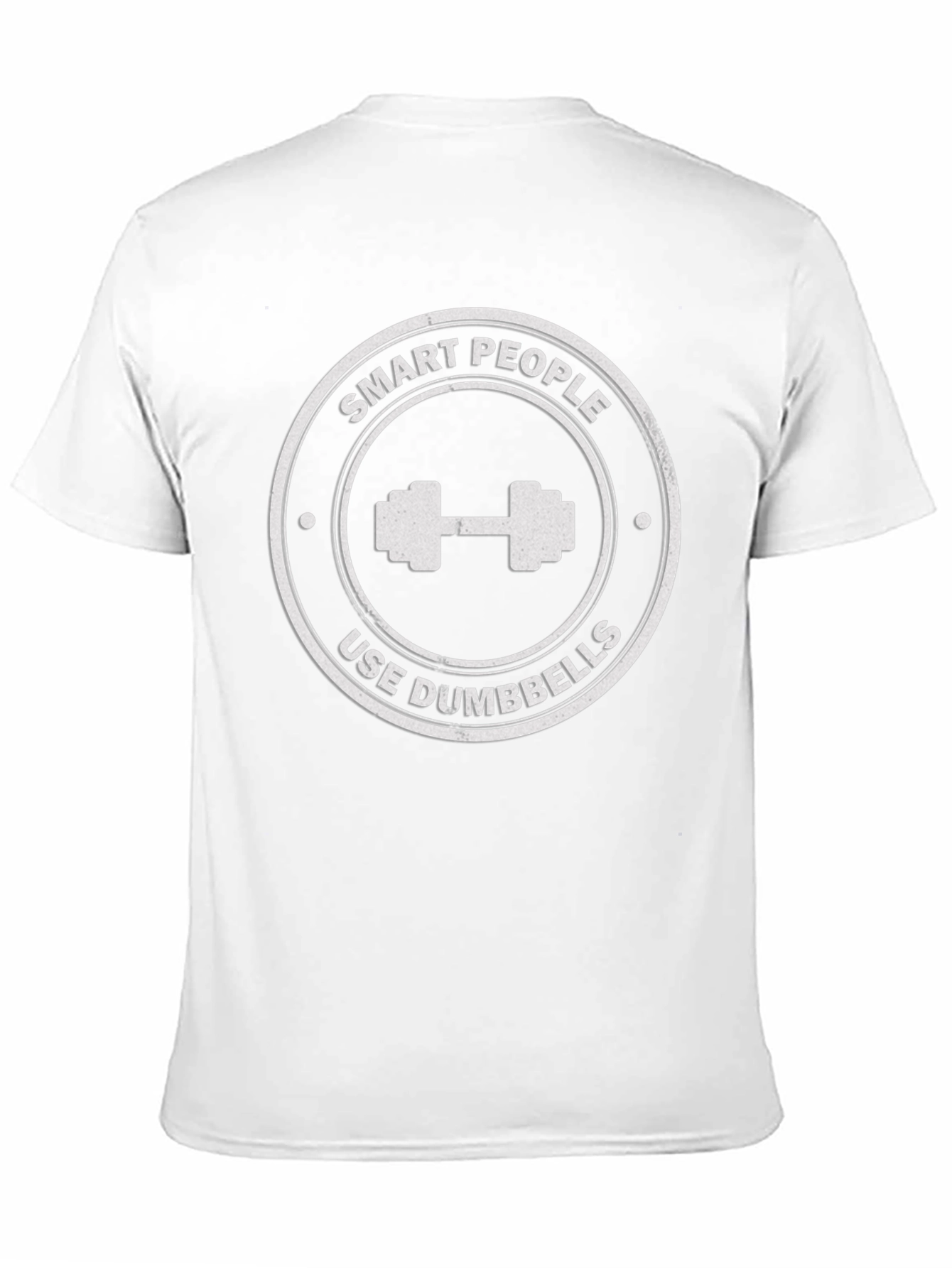 Black Smart People Use Dumbbells Graphic T-Shirt view 11