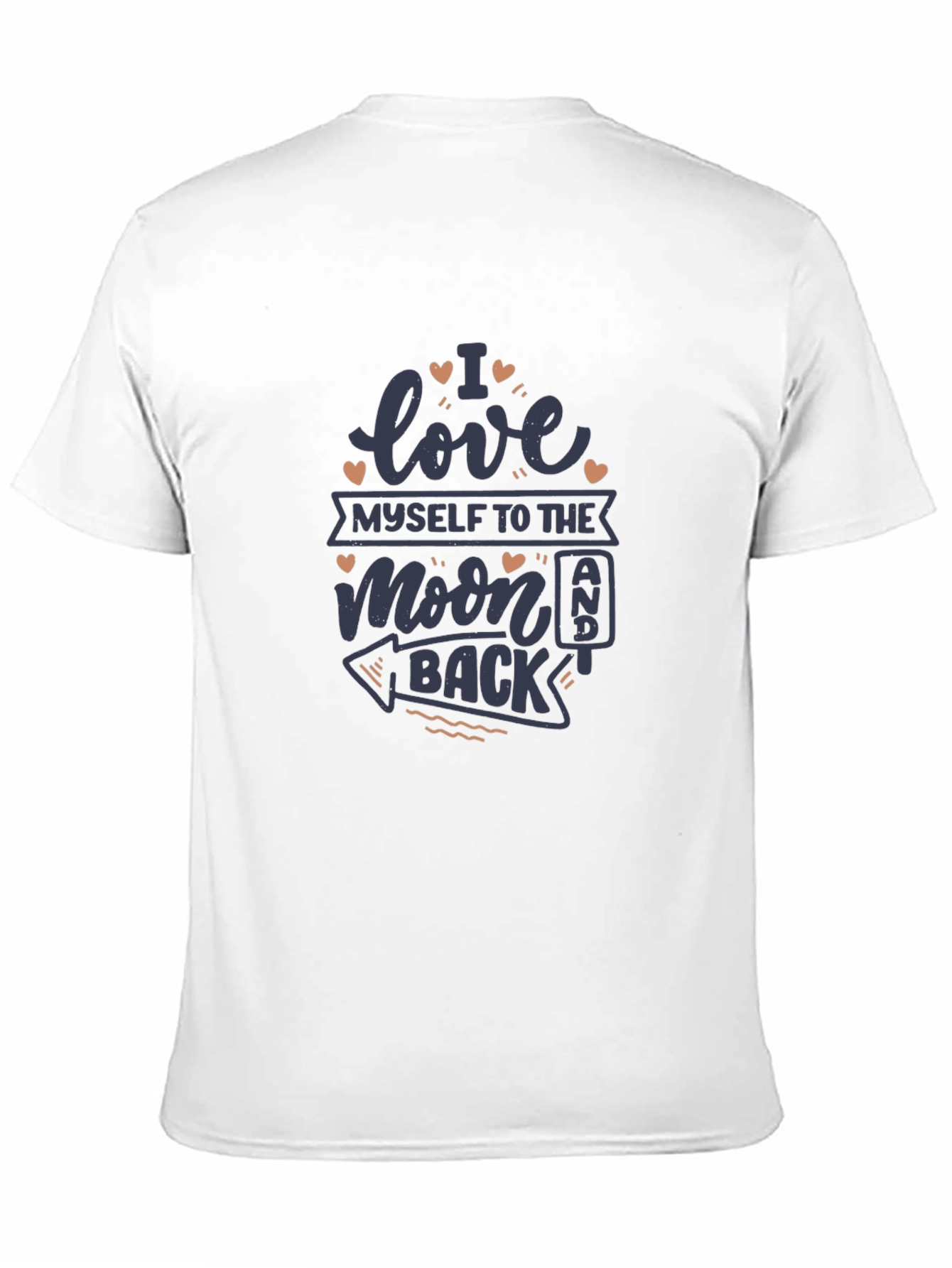 Black I Love Myself to the Moon and Back Graphic Tee view 11