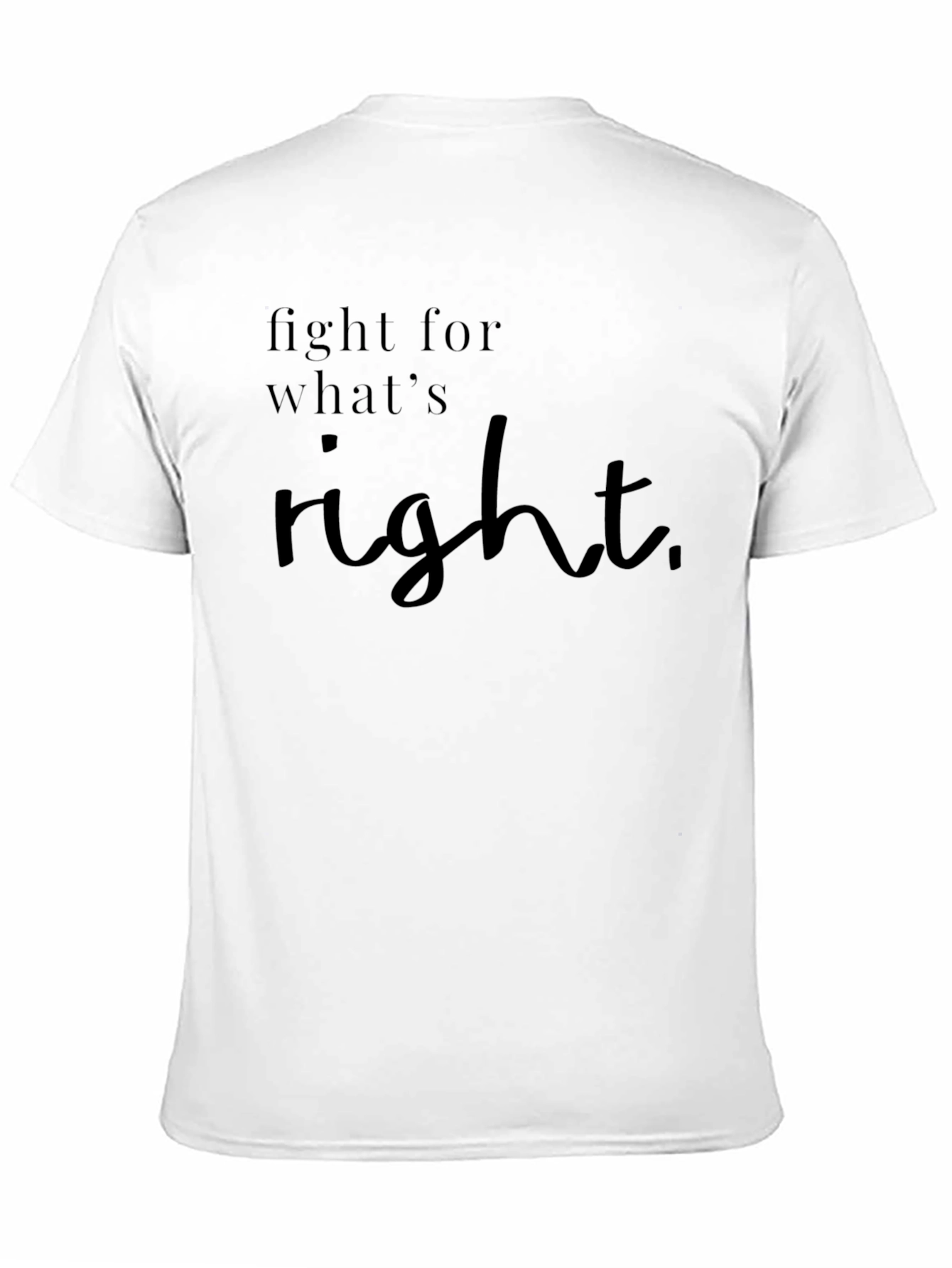 Black Fight for What's Right T-Shirt - Empowering Black Tee view 11