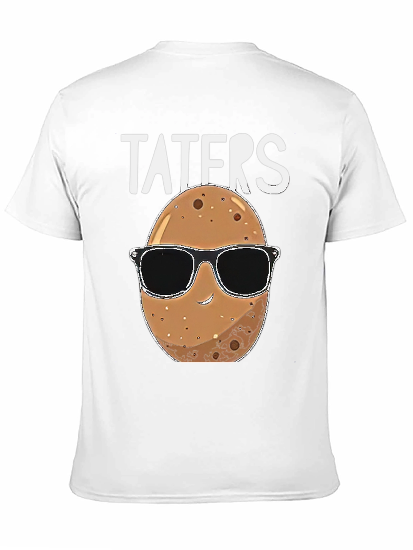 Black Taters Graphic Tee - Funny Potato Sunglasses Shirt view 11