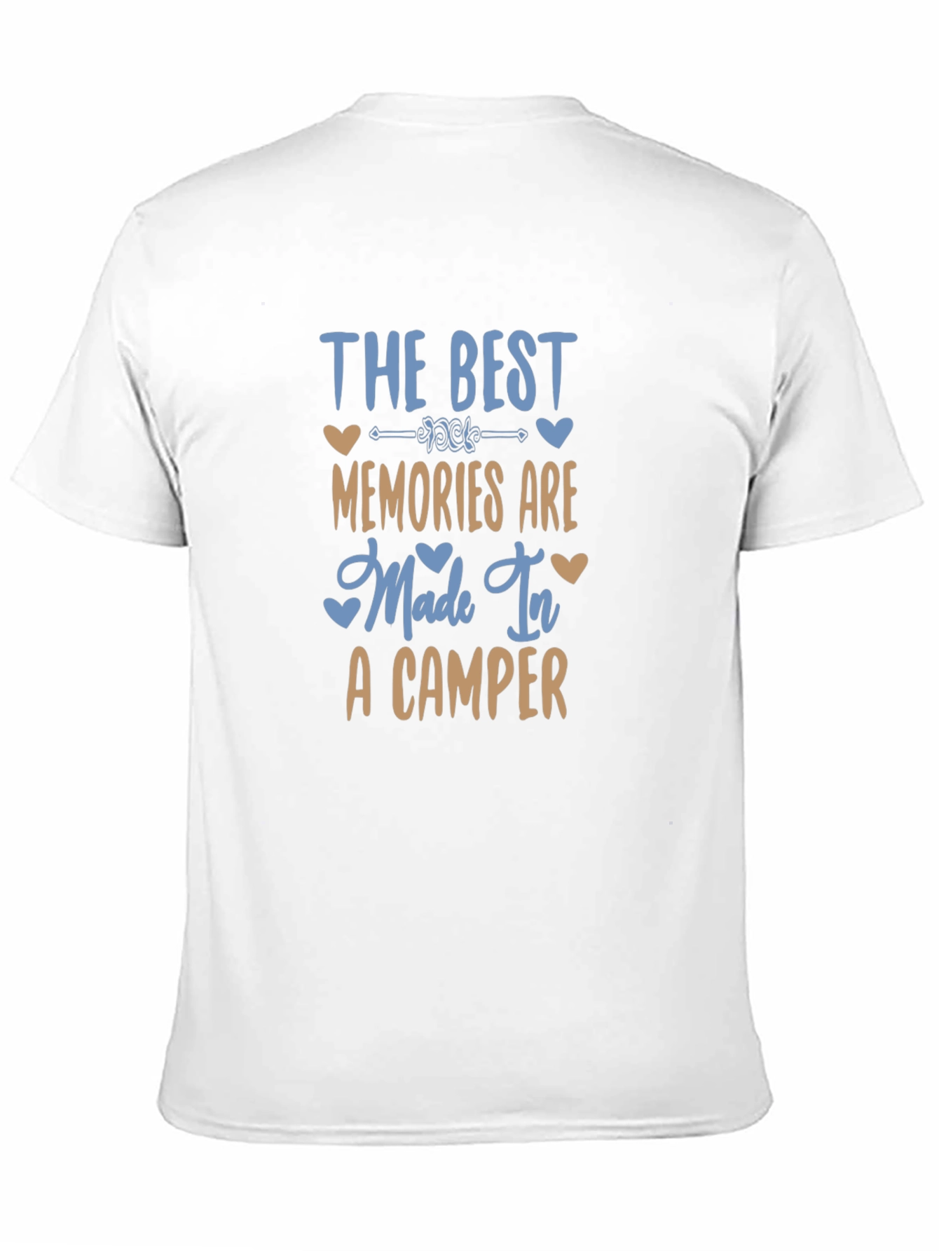 Black Best Memories Camper T-Shirt view 11