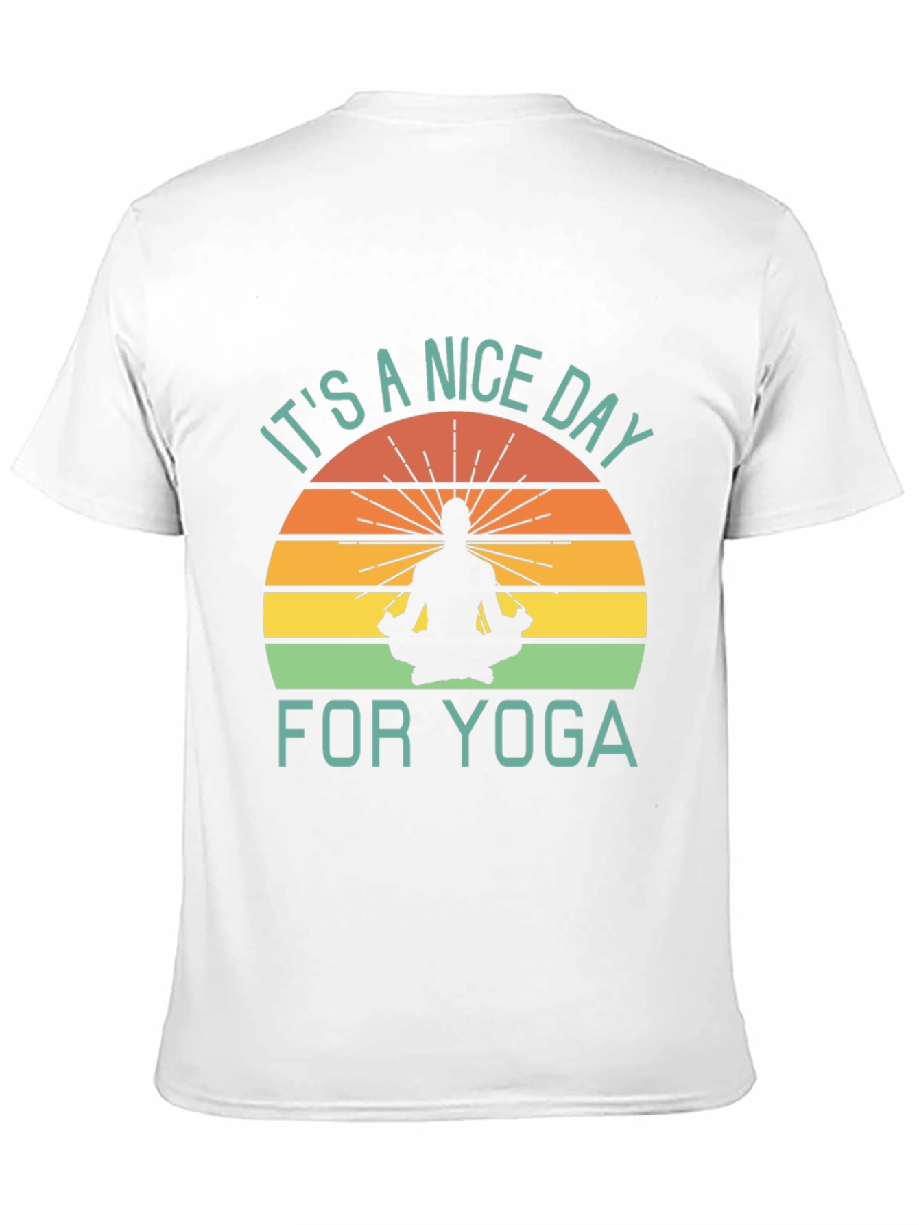 Black Yoga Day T-Shirt view 11