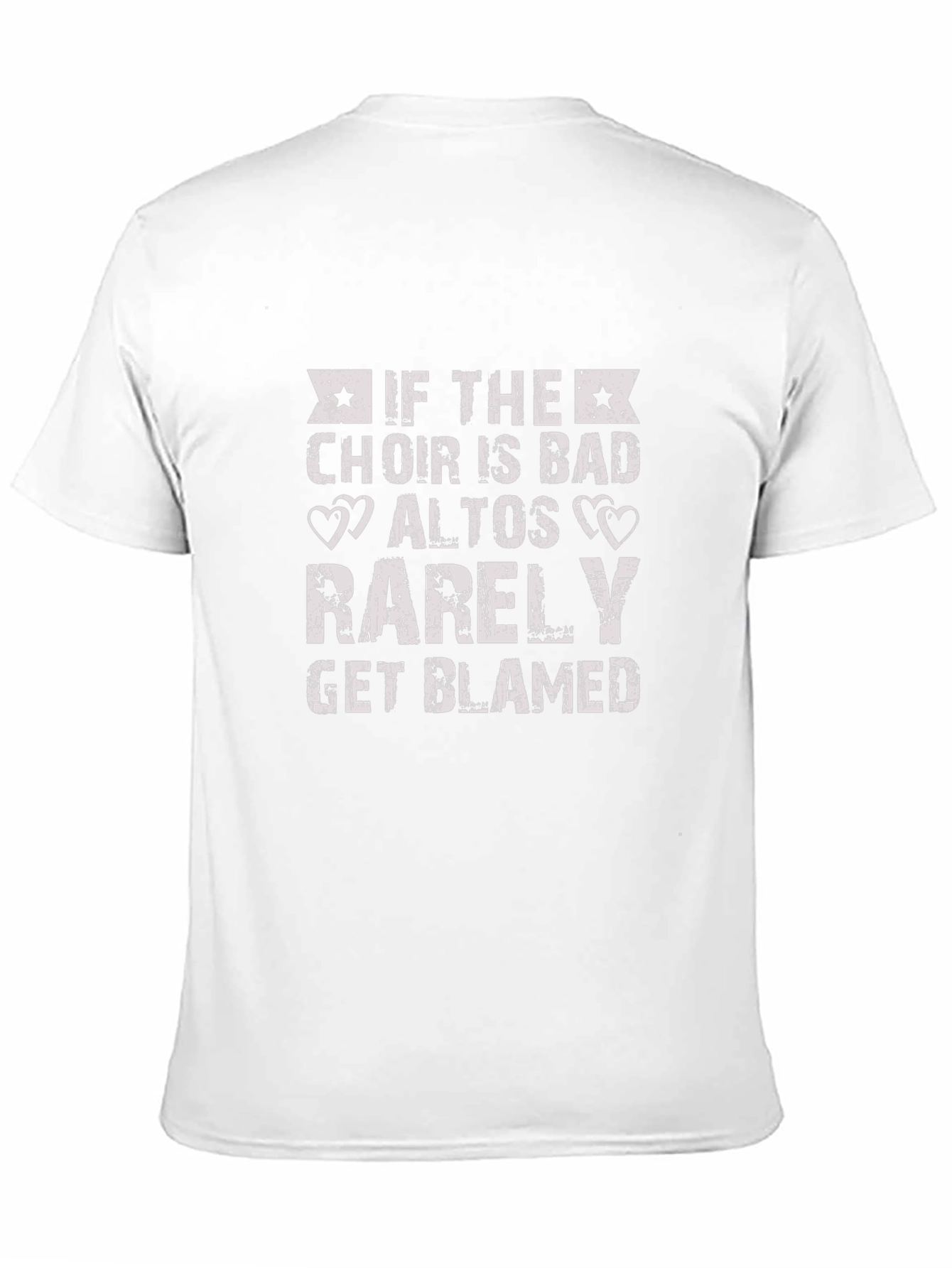 Black Choir Altos Rarely Blamed Graphic T-Shirt view 11