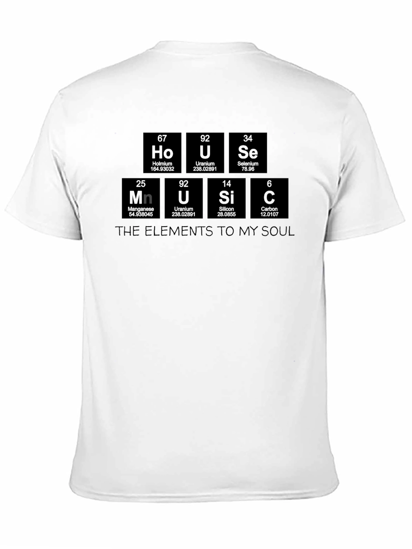 Black Elements to My Soul Black Graphic T-Shirt view 11