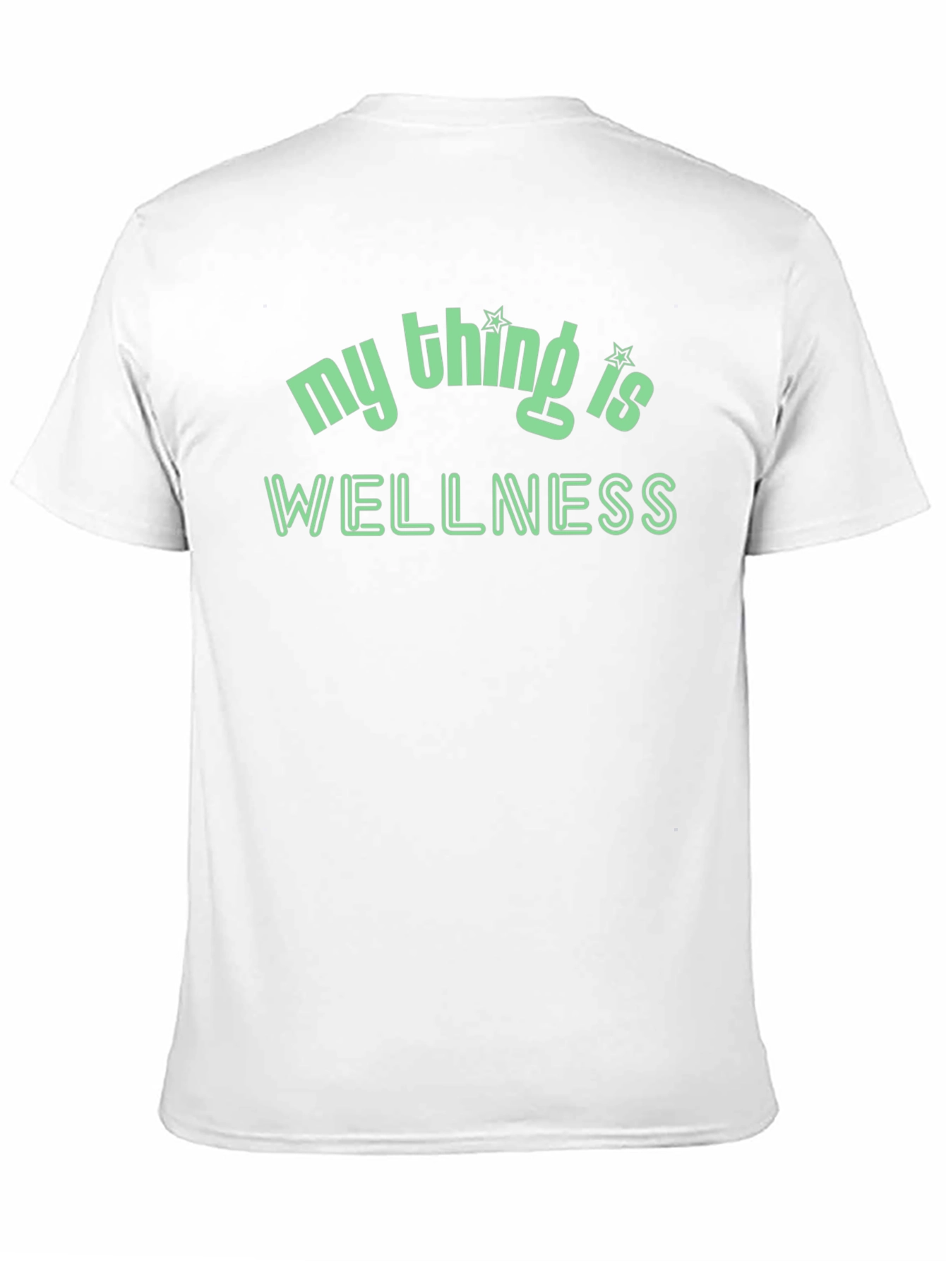 Black My Thing Is Wellness T-Shirt view 11