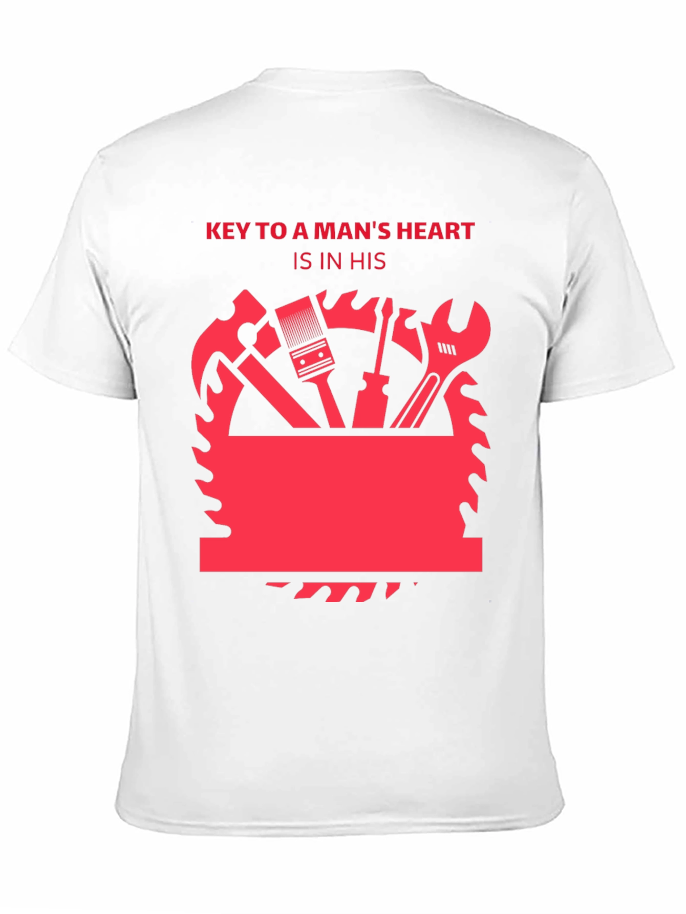 Black Key to a Man's Heart Graphic T-Shirt view 11