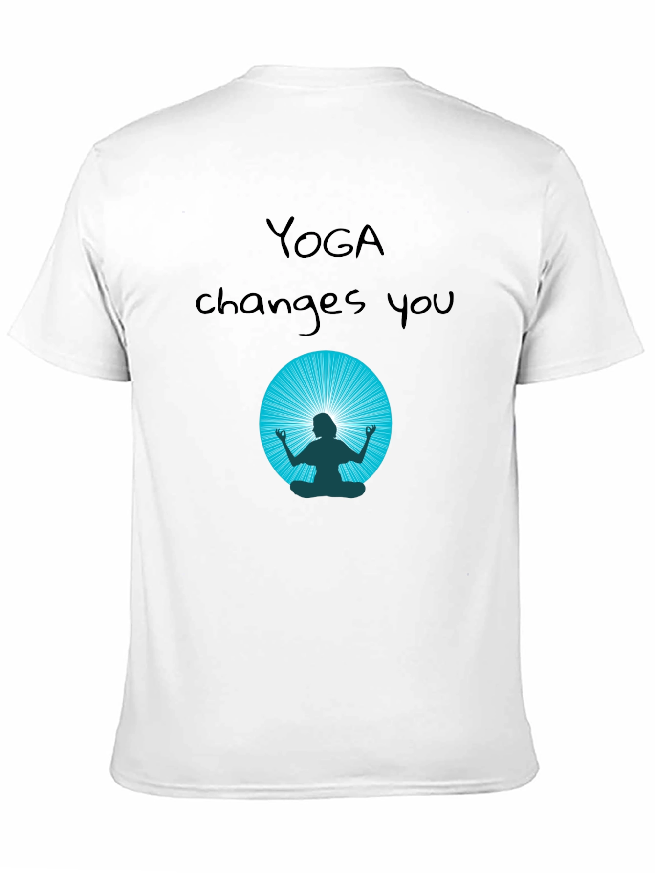 Black Yoga Changes You Graphic T-Shirt view 11