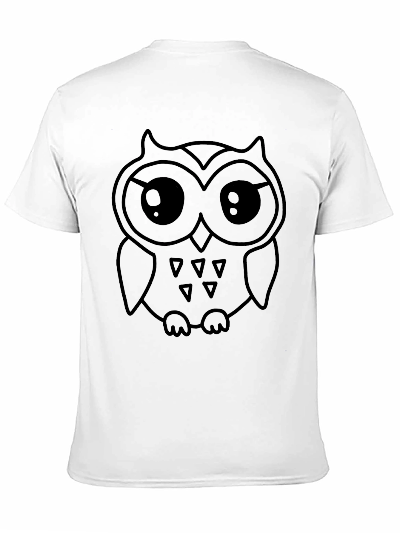 Black Black Owl Graphic Tee - Casual Style view 11