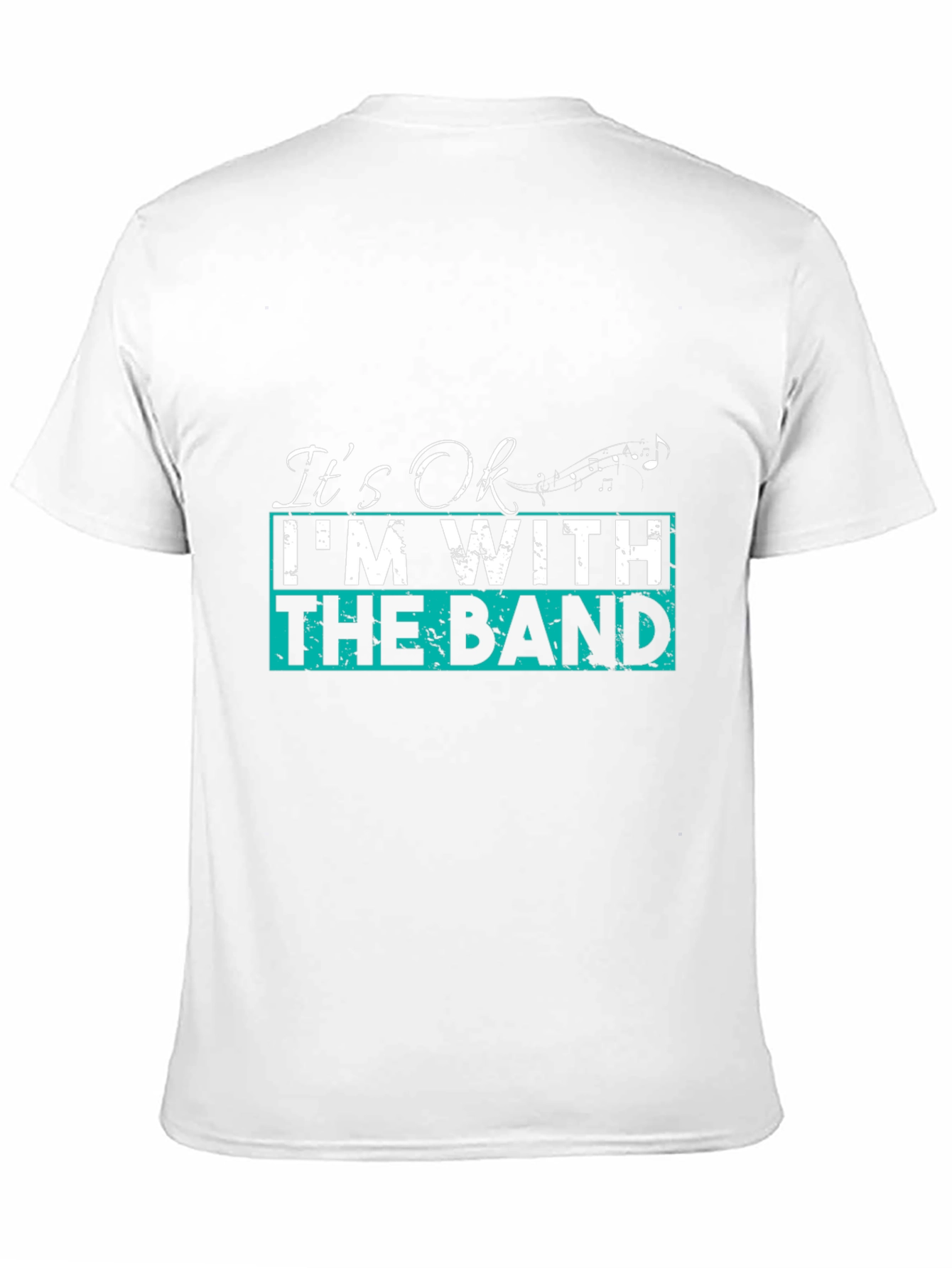 It's OK I'm With the Band Black T-Shirt - 11