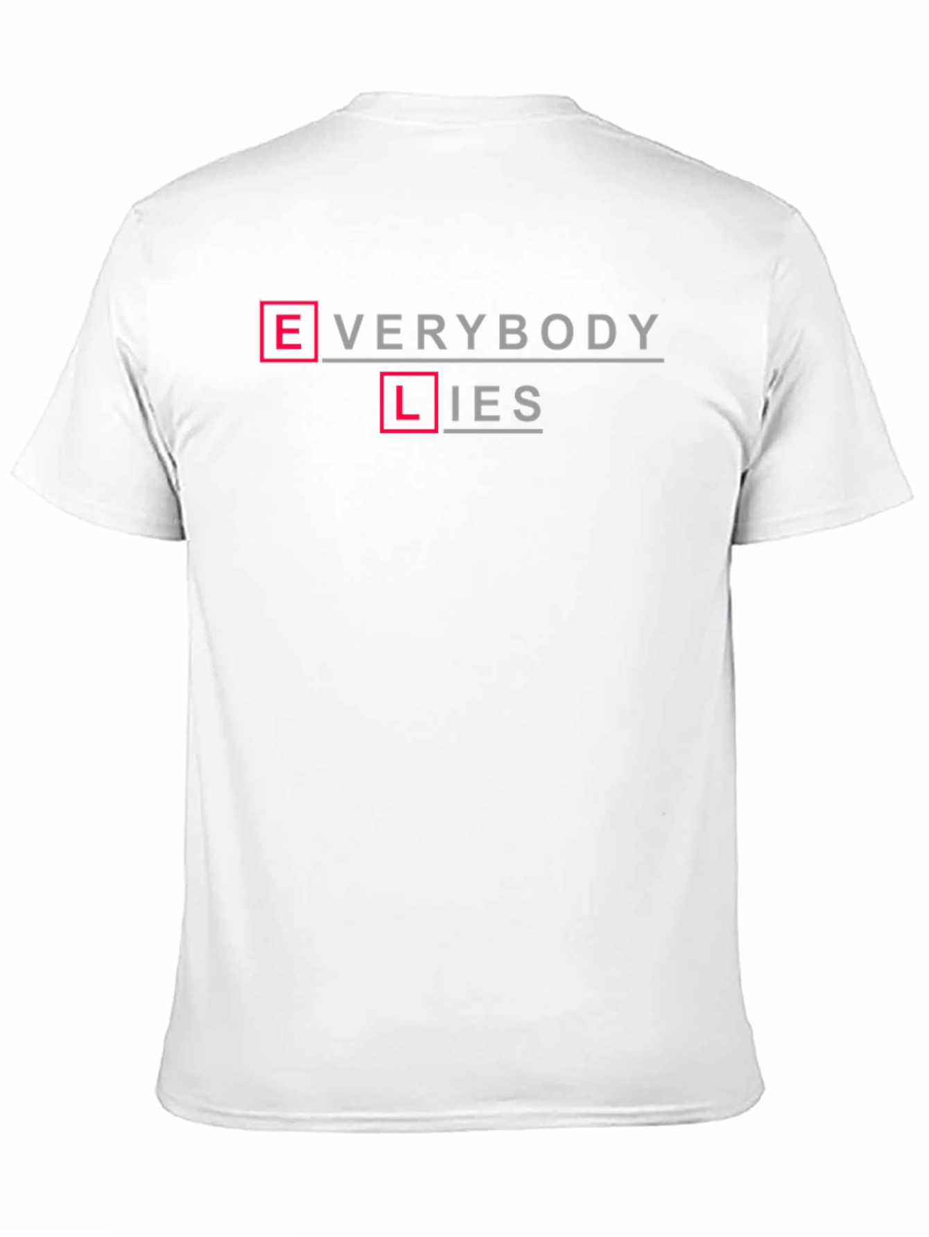 Black Everybody Lies Graphic Tee view 11