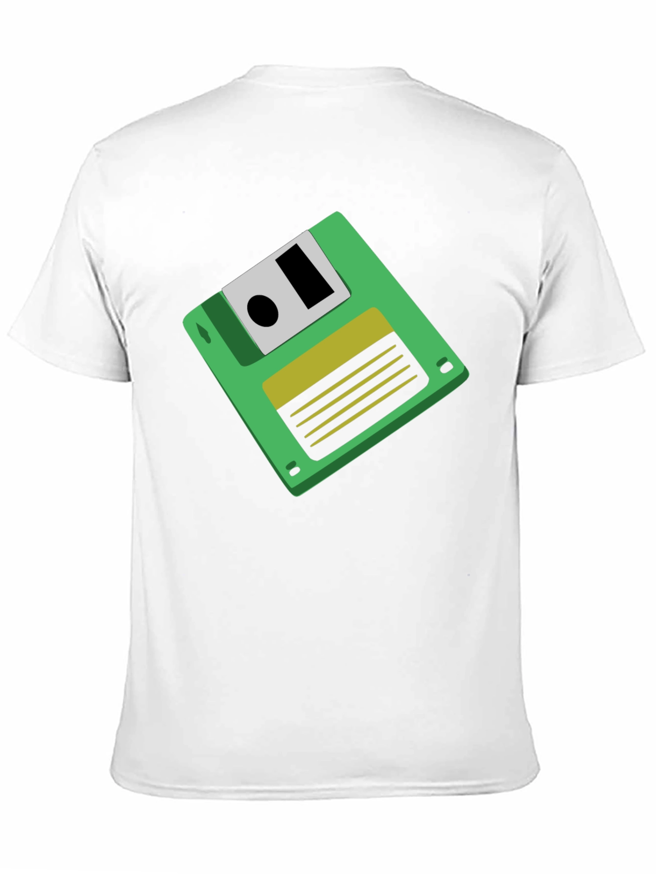 Retro Floppy Disk Graphic Tee - Black Unisex T-Shirt - 11
