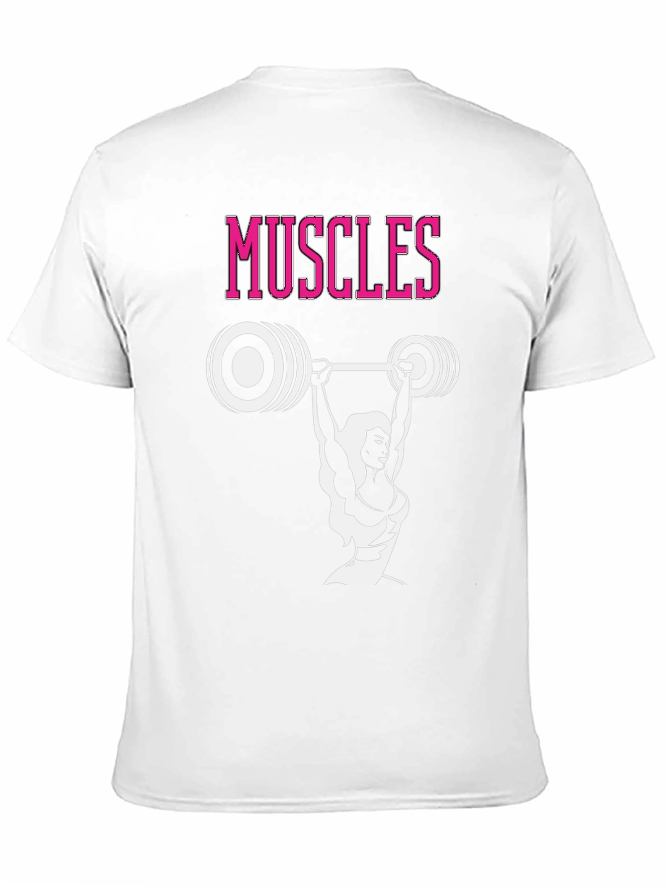 Black Muscles Graphic T-Shirt - Fitness Power! view 11