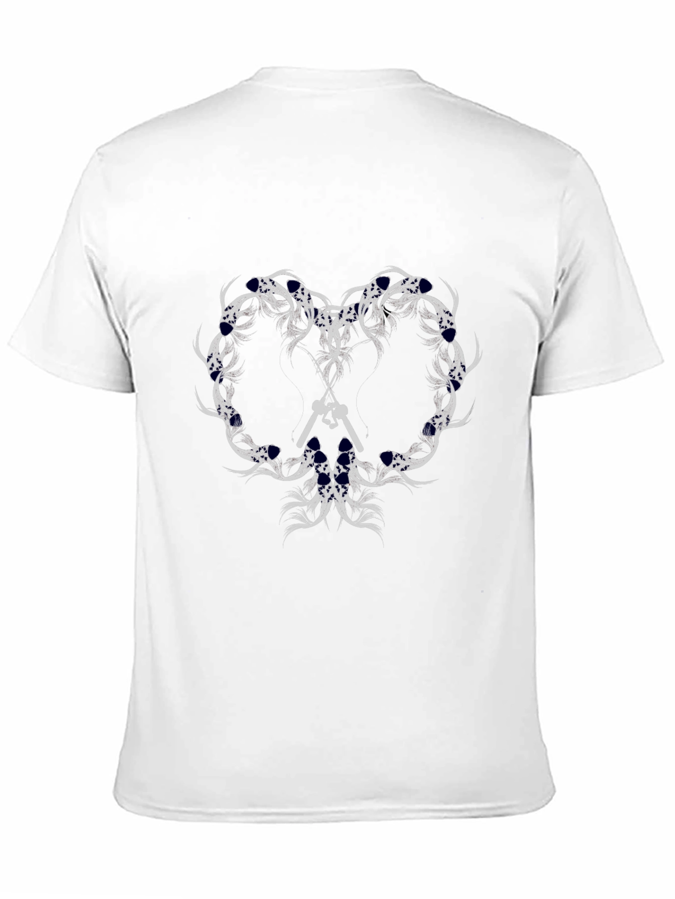 Black Unique Drum Set Graphic Black T-Shirt view 11