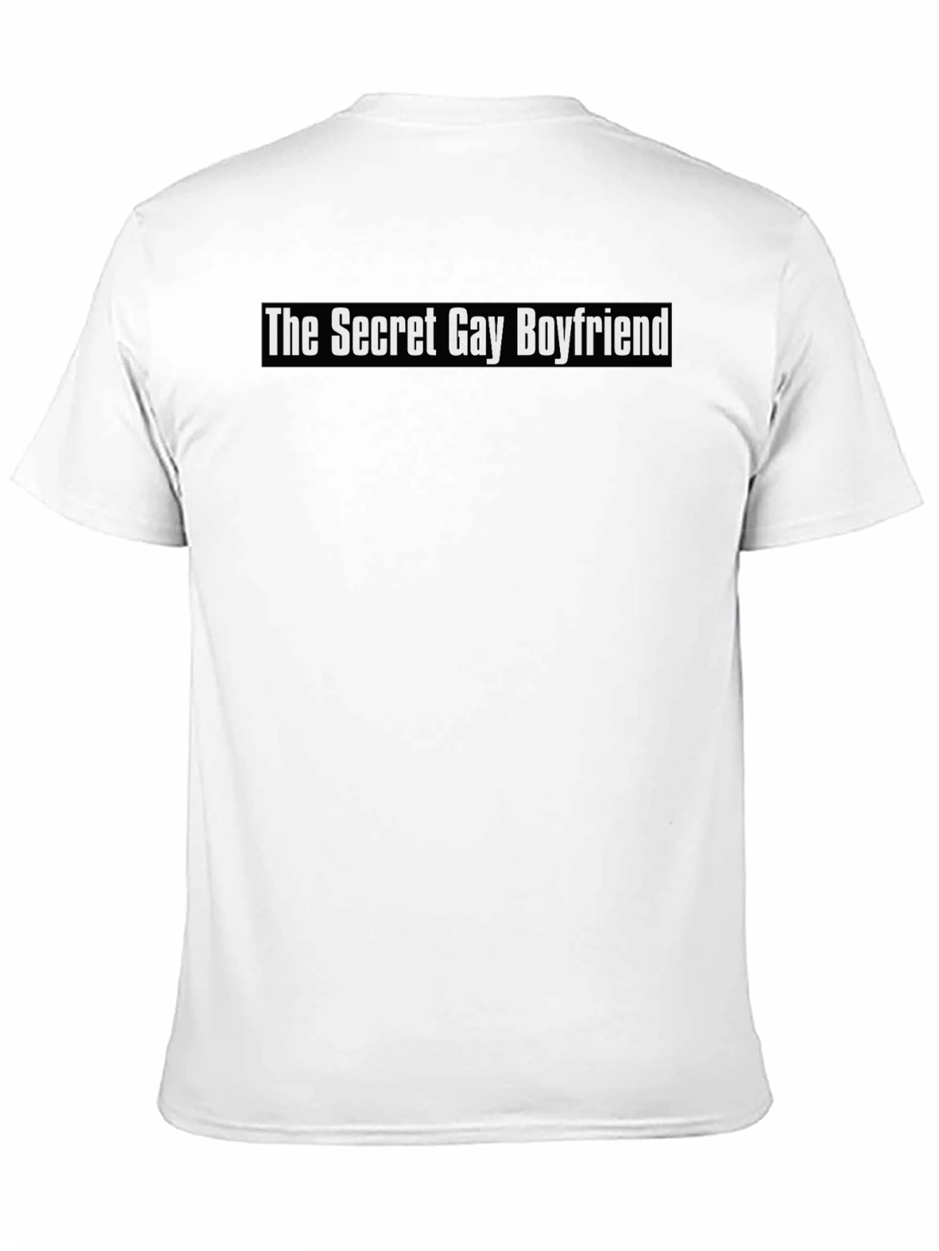Black Secret Gay Boyfriend Graphic Tee view 11