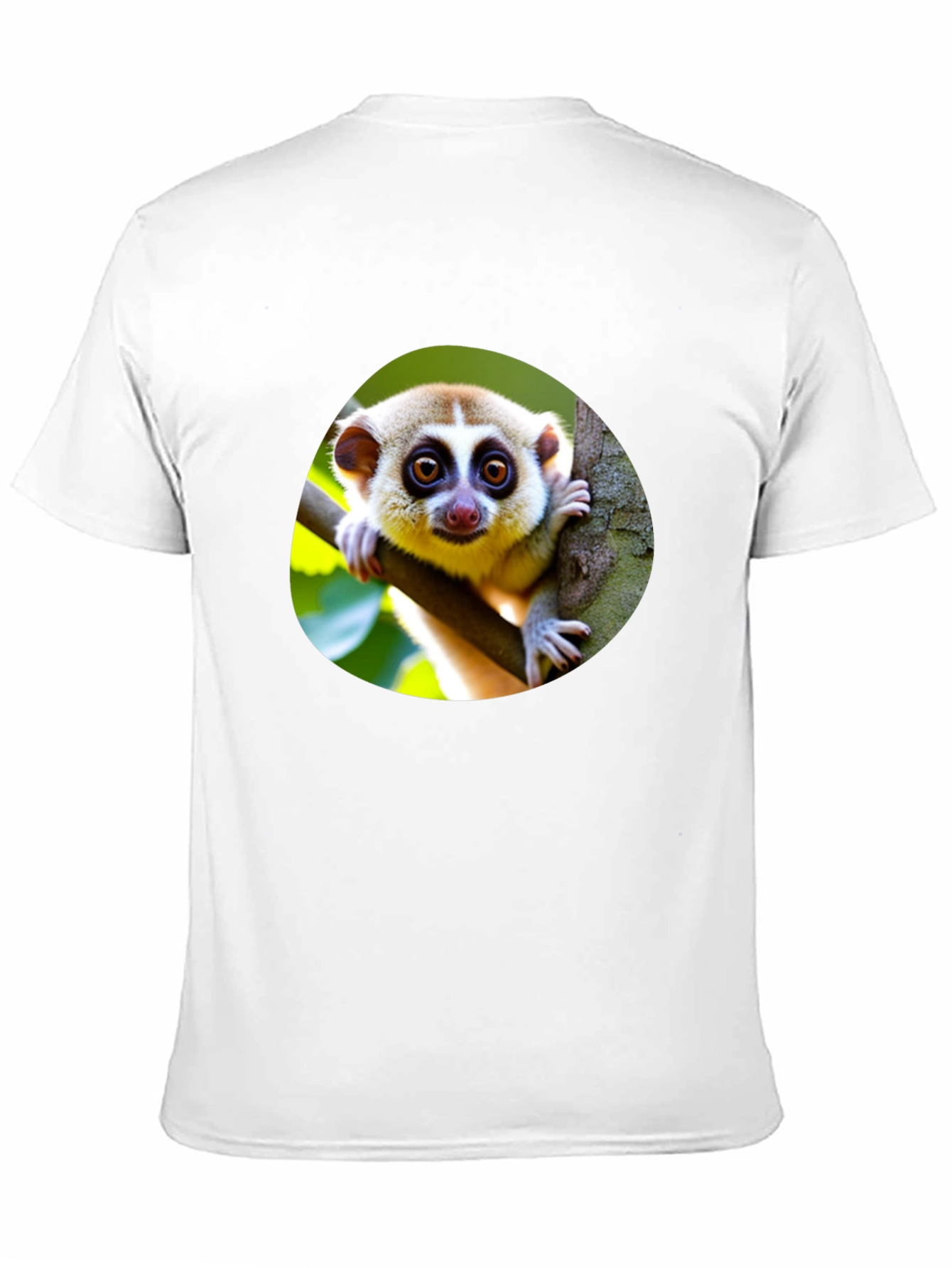 Black Cute Loris T-Shirt - Unique Animal Design view 11