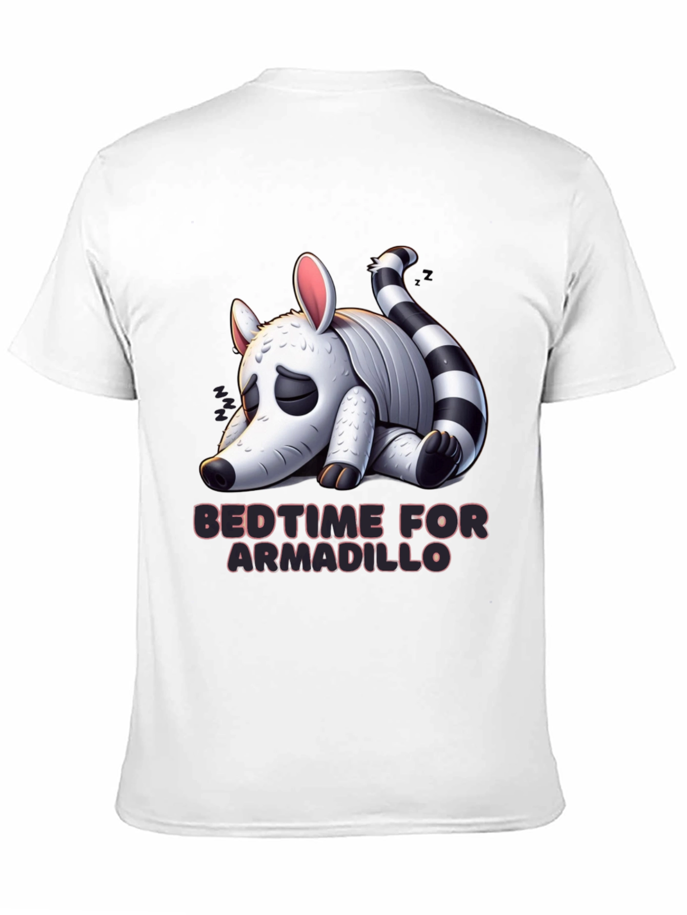 Black Bedtime for Armadillo Graphic Tee - Black view 11