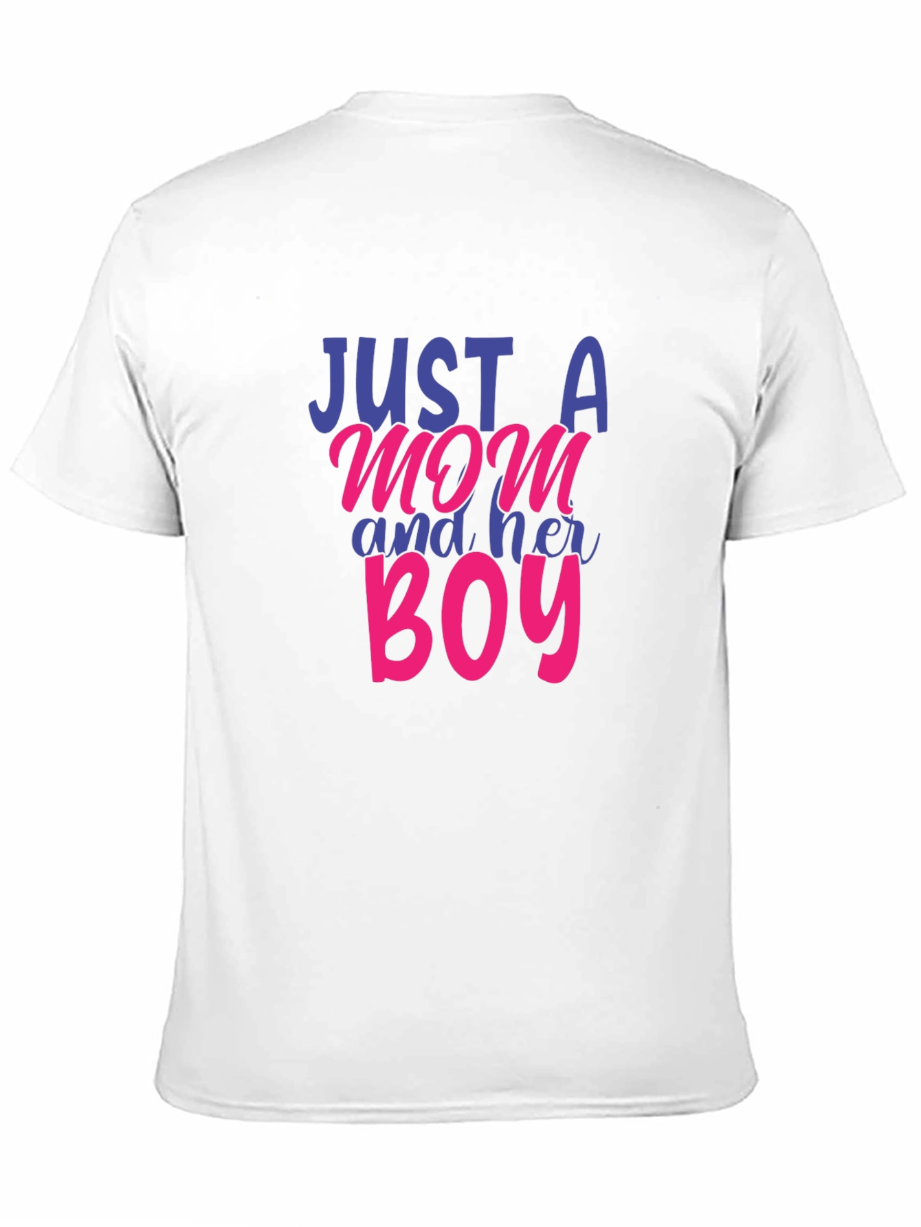 Black Just a Mom and Her Boy T-Shirt view 11