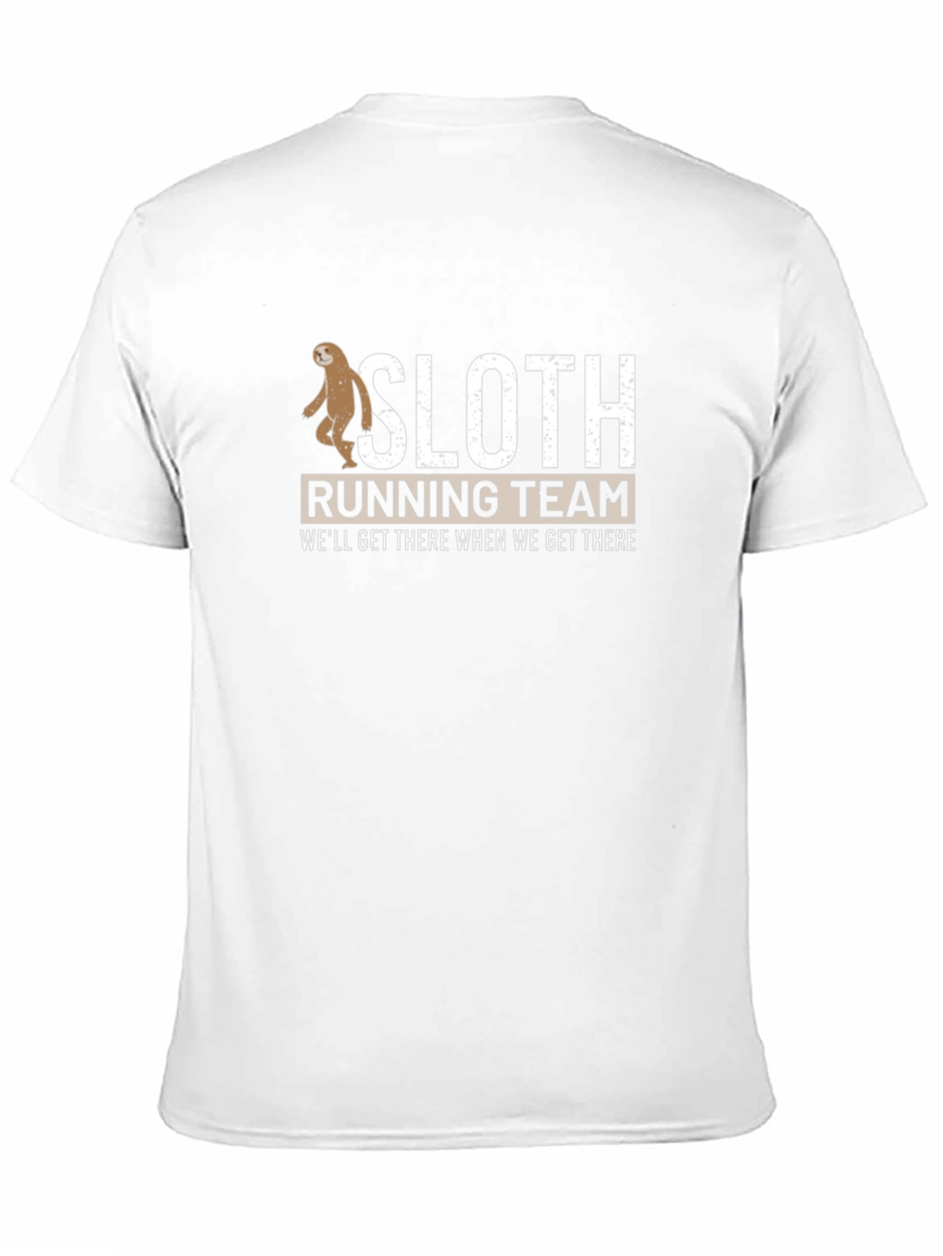 Black Sloth Running Team T-Shirt - We'll Get There view 11