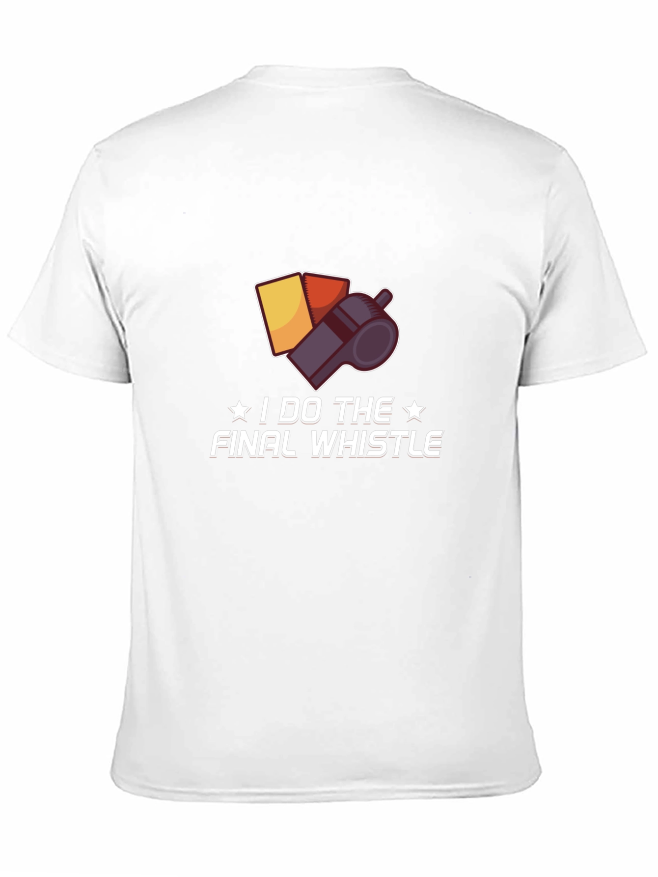 Black Final Whistle Referee T-Shirt view 11