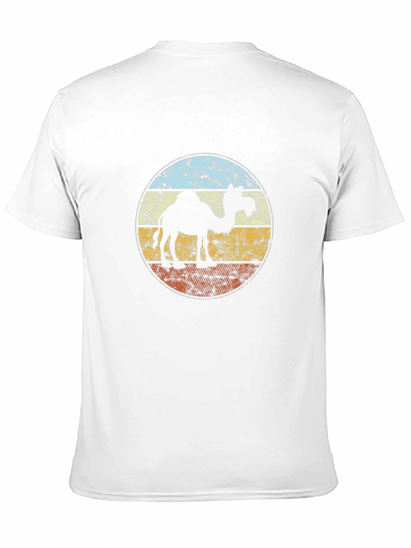 Black Retro Camel T-Shirt - Vintage Style Desert Graphic Tee view 11