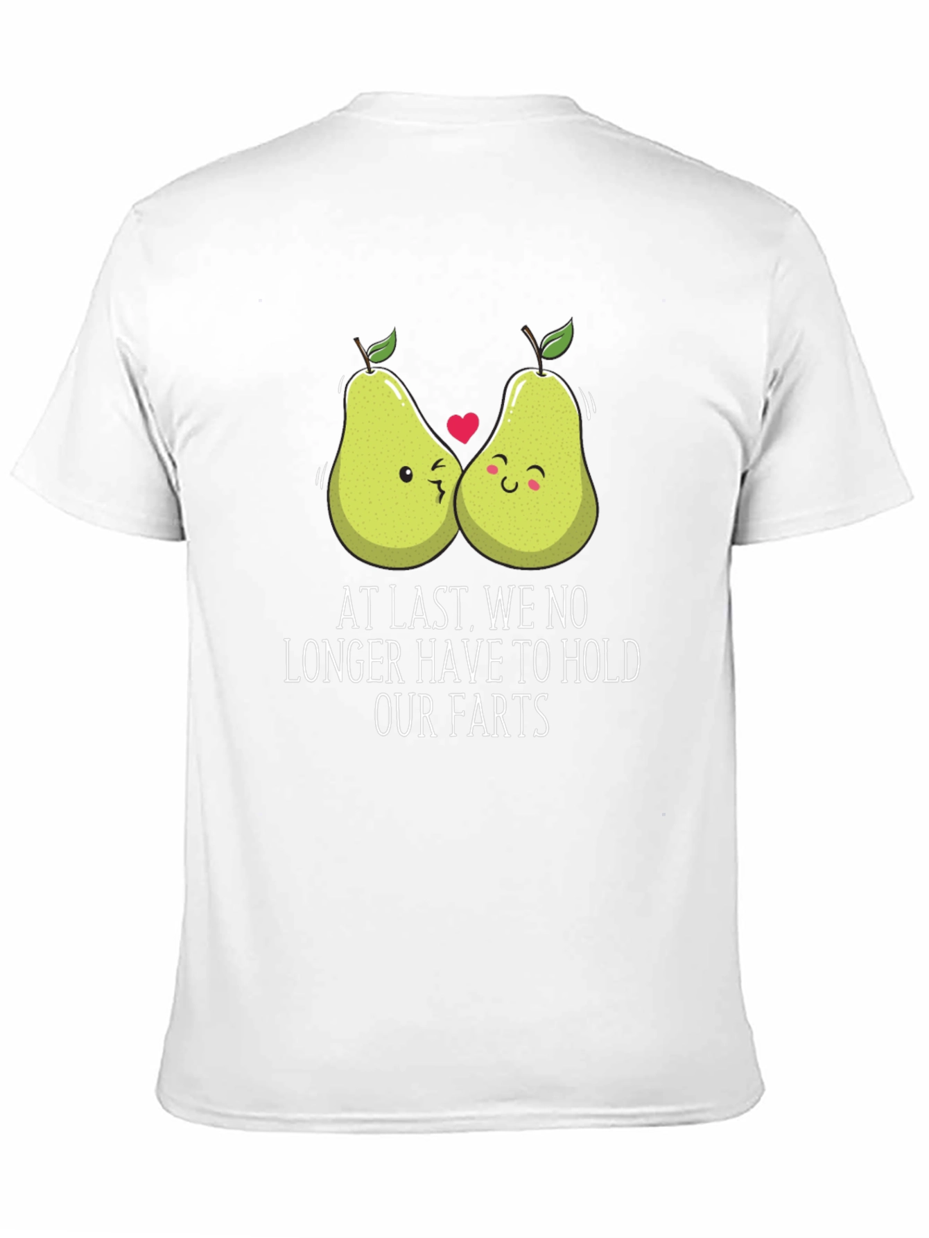 Black Funny Pear Pun T-Shirt - At Last, No Holding Back! view 11