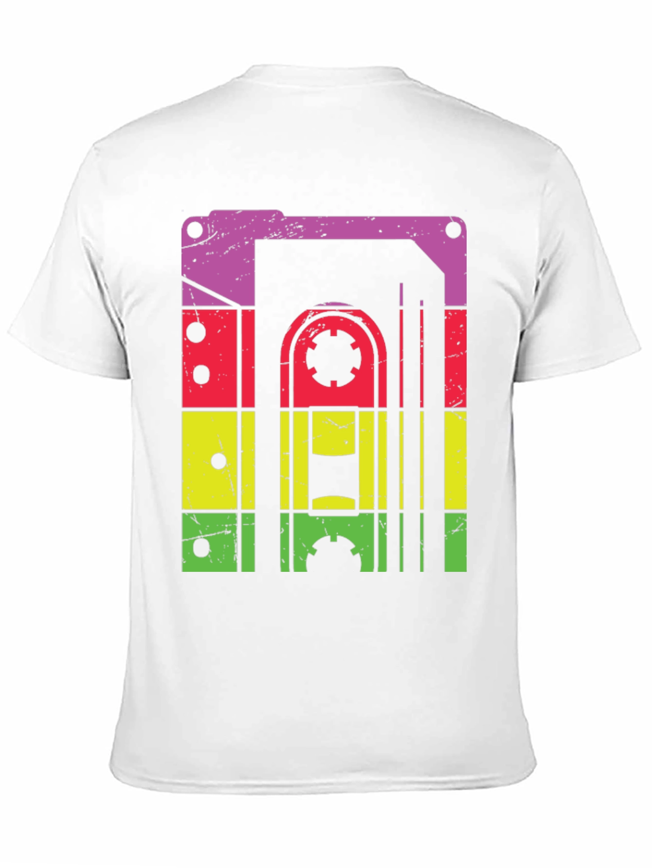 Black Retro Cassette Tape T-Shirt - Vintage Music Lover Tee view 11