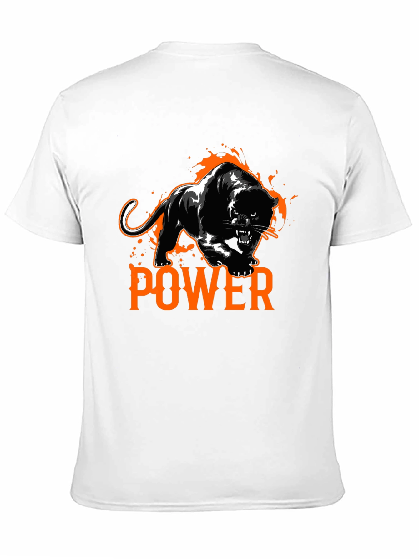 Black Power Panther Graphic Tee - Black T-Shirt view 11
