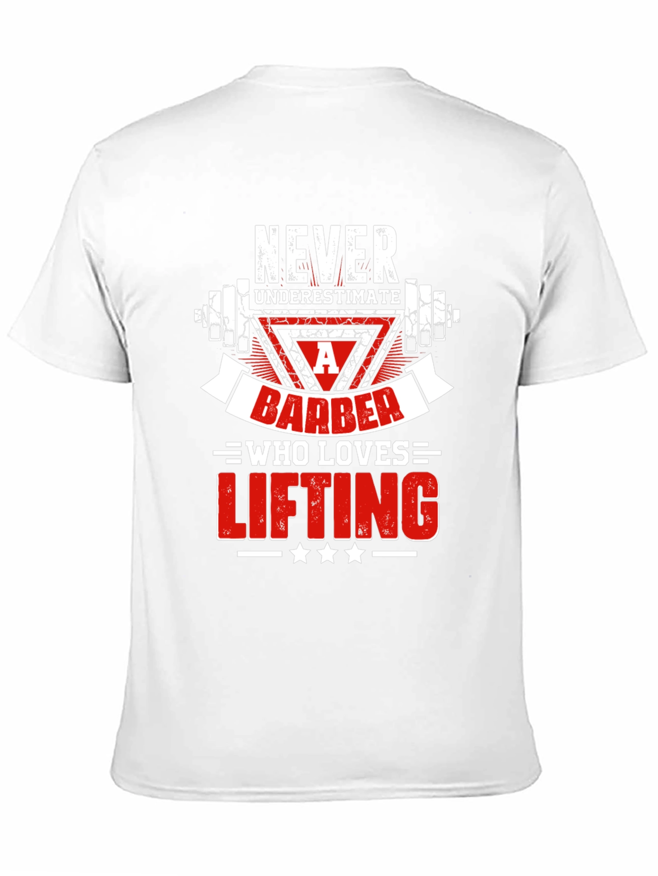 Black Barber Who Loves Lifting T-Shirt view 11