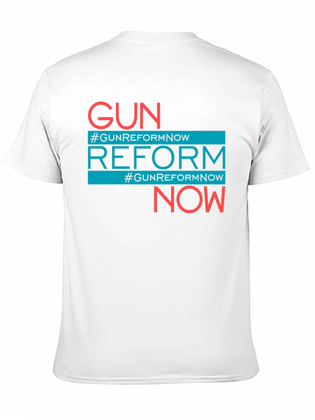 Black Gun Reform Now Graphic T-Shirt view 11
